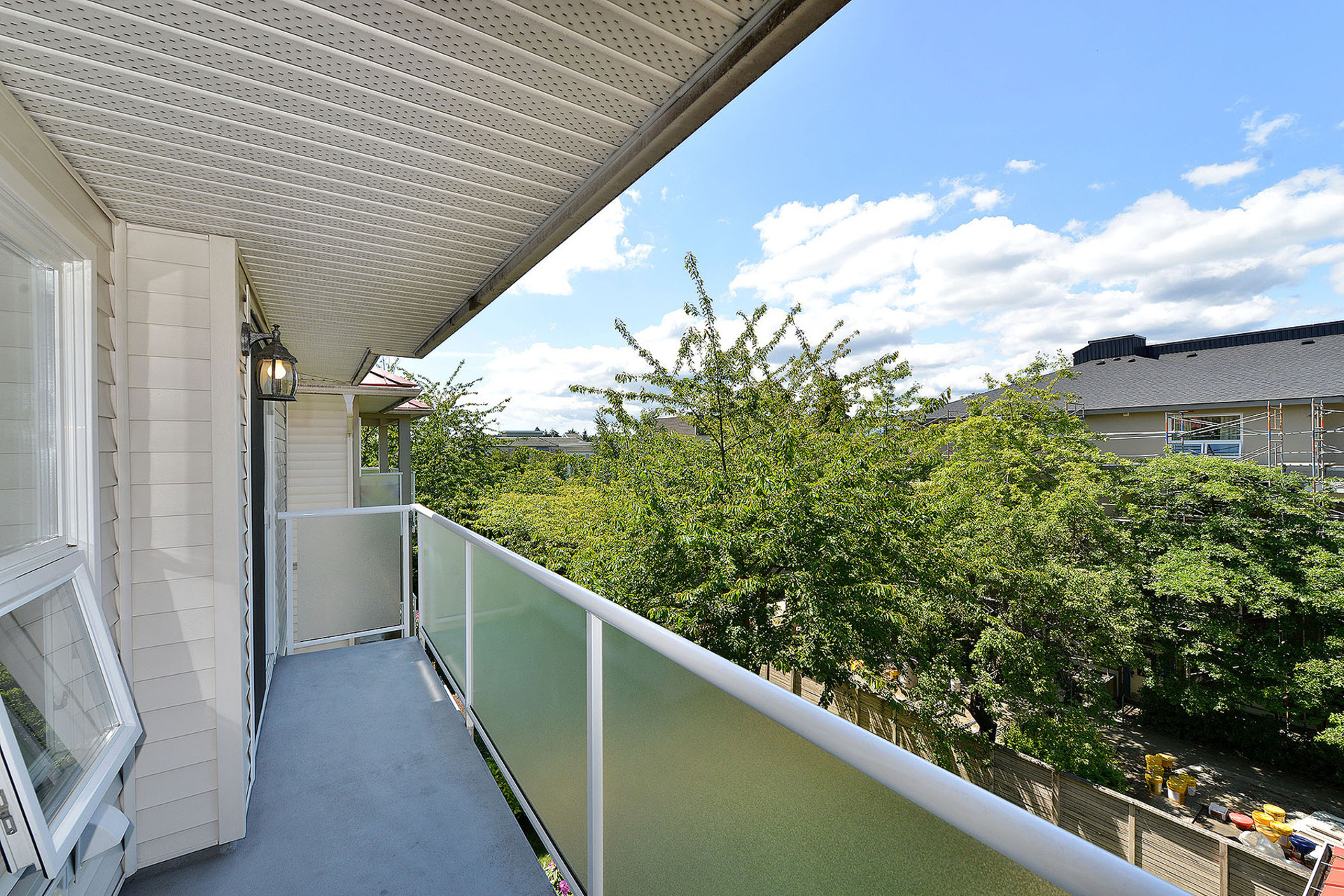 Balcony Views at 304 - 3180 Albina Street, Tillicum, Saanich West