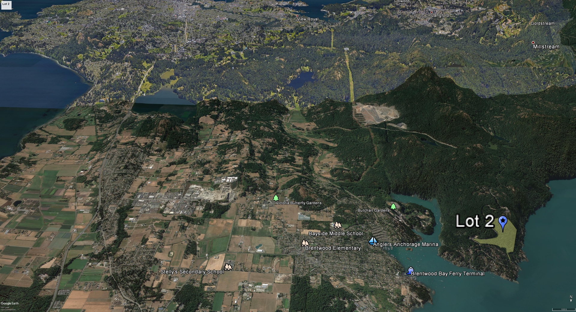 Surrounding Area at Lot 2 Willis Point Road, Central Saanich Surrounding Area at Lot 2 Willis Point Road, Central Saanich
