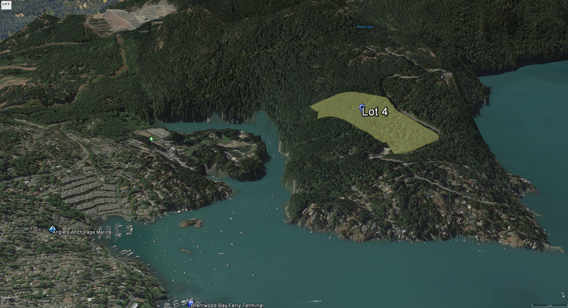 Overhead View at Lot 4 Willis Point Road, Willis Point, Central Saanich Overhead View at Lot 4 Willis Point Road, Willis Point, Central Saanich