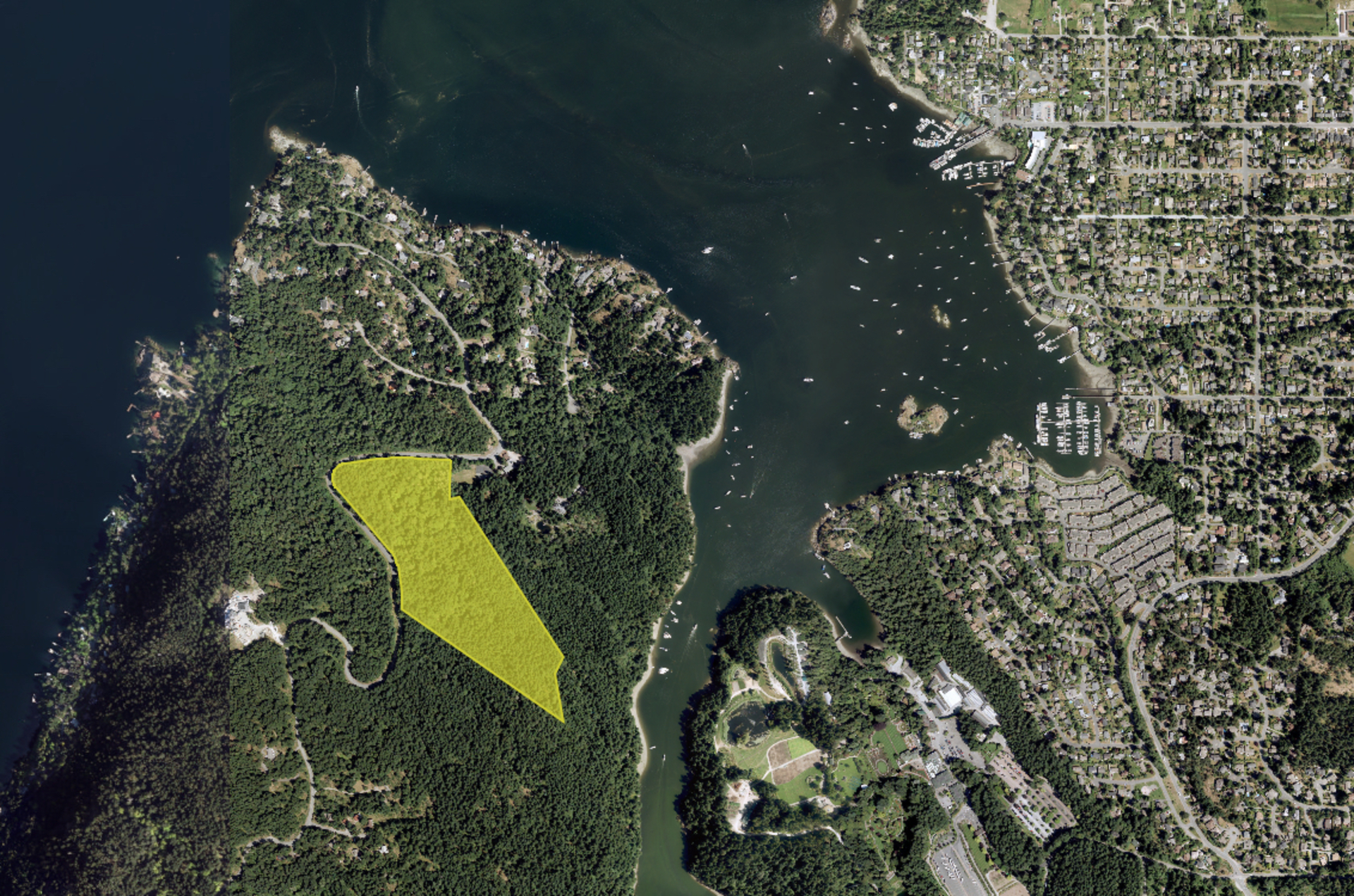 Sattelite View at Lot 4 Willis Point Road, Willis Point, Central Saanich Sattelite View at Lot 4 Willis Point Road, Willis Point, Central Saanich