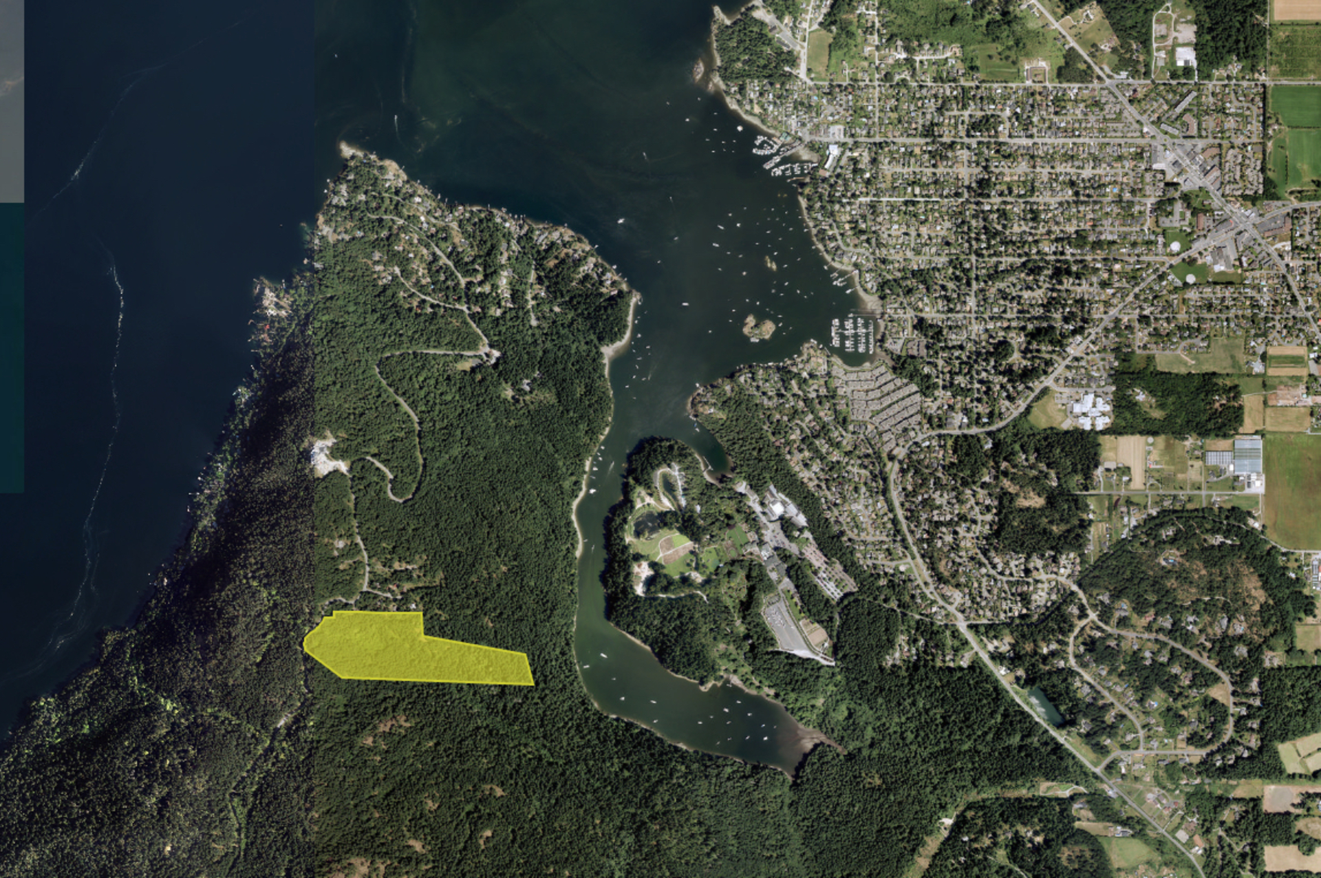 Sattelite View at Lot 7 Willis Point Road, Willis Point, Central Saanich