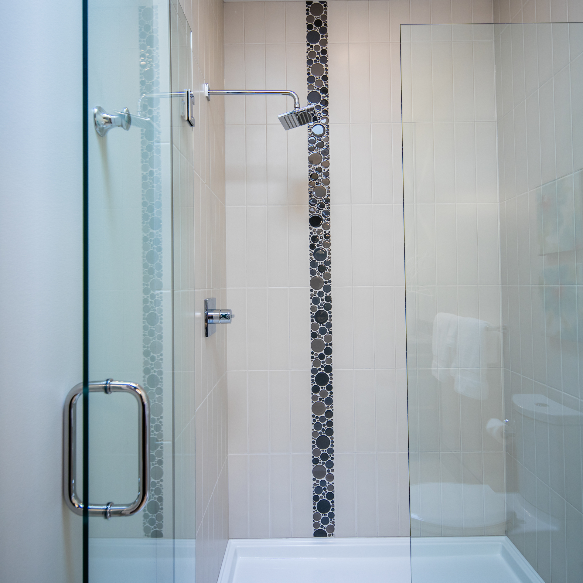 Master bathroom at 9704 Fifth Street, Sidney Master bathroom at 9704 Fifth Street, Sidney