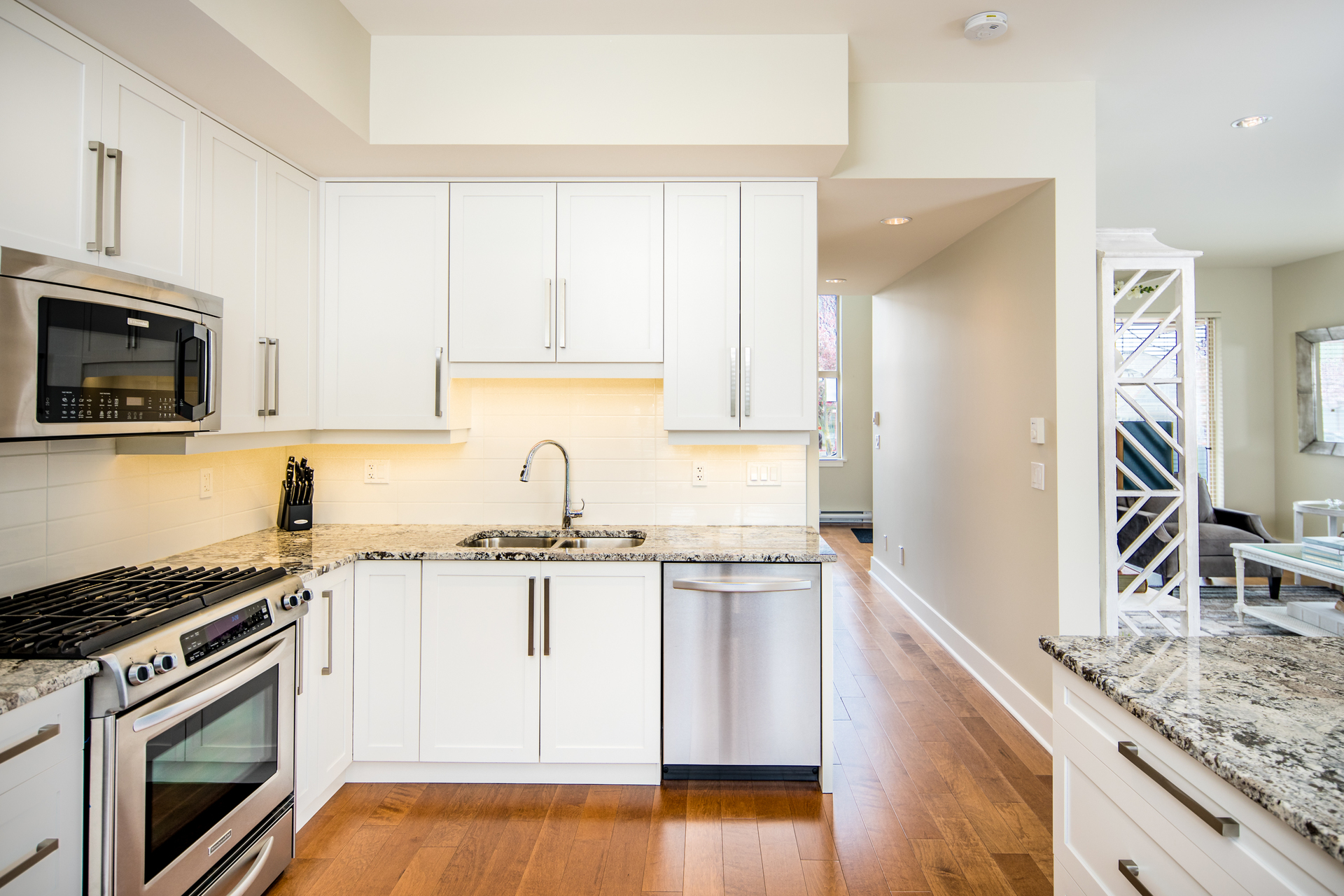 Lots of room in the kitchen at 9704 Fifth Street, Sidney Lots of room in the kitchen at 9704 Fifth Street, Sidney