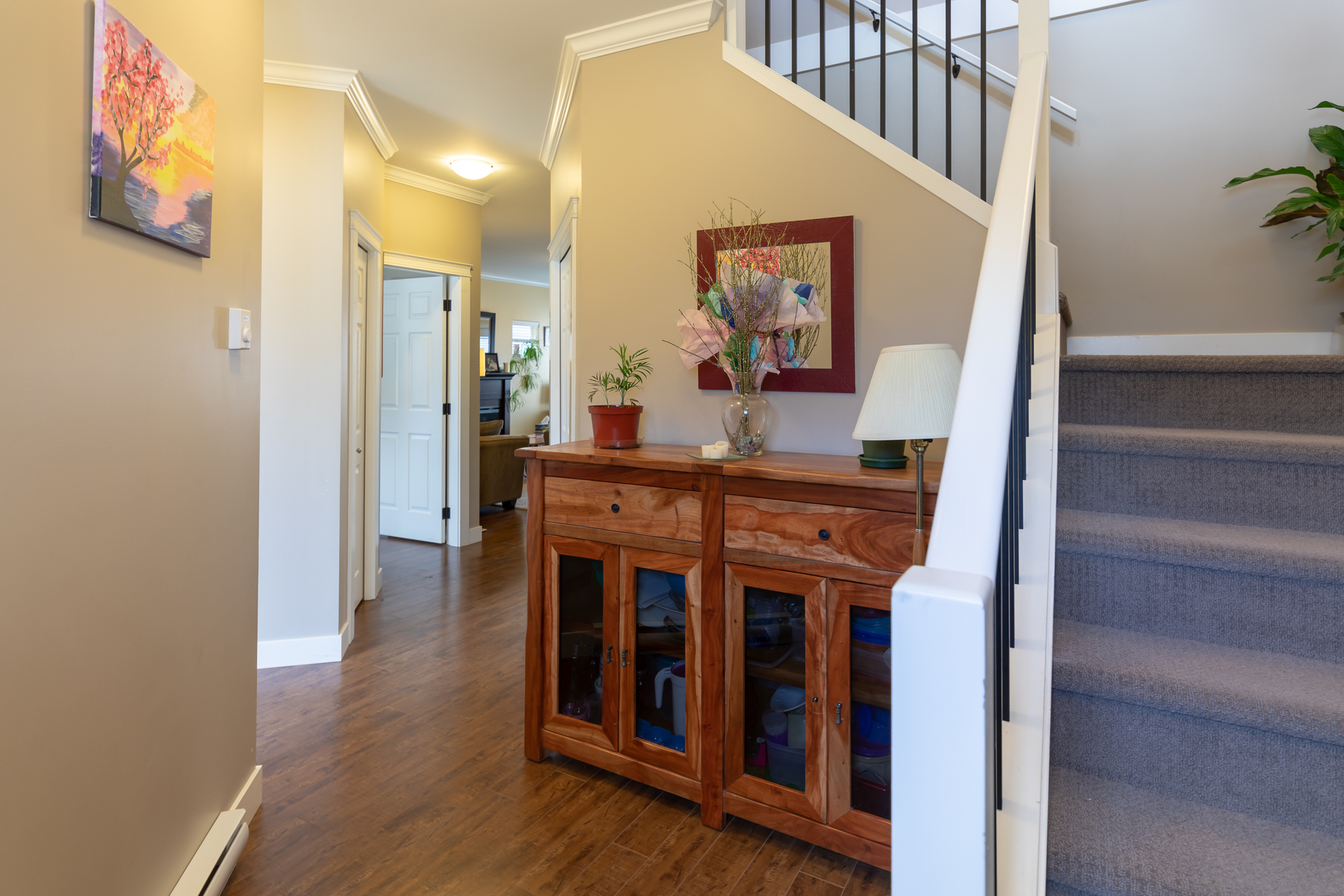 Entryway and Staircase at 3288 Merlin Road, Happy Valley, Langford