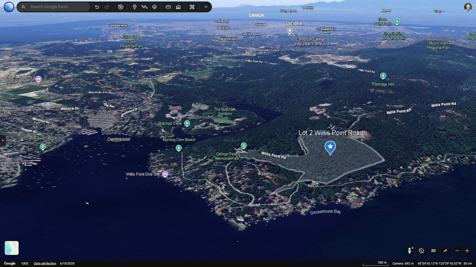  at Lot 2 Willis Point Road, Willis Point, Central Saanich