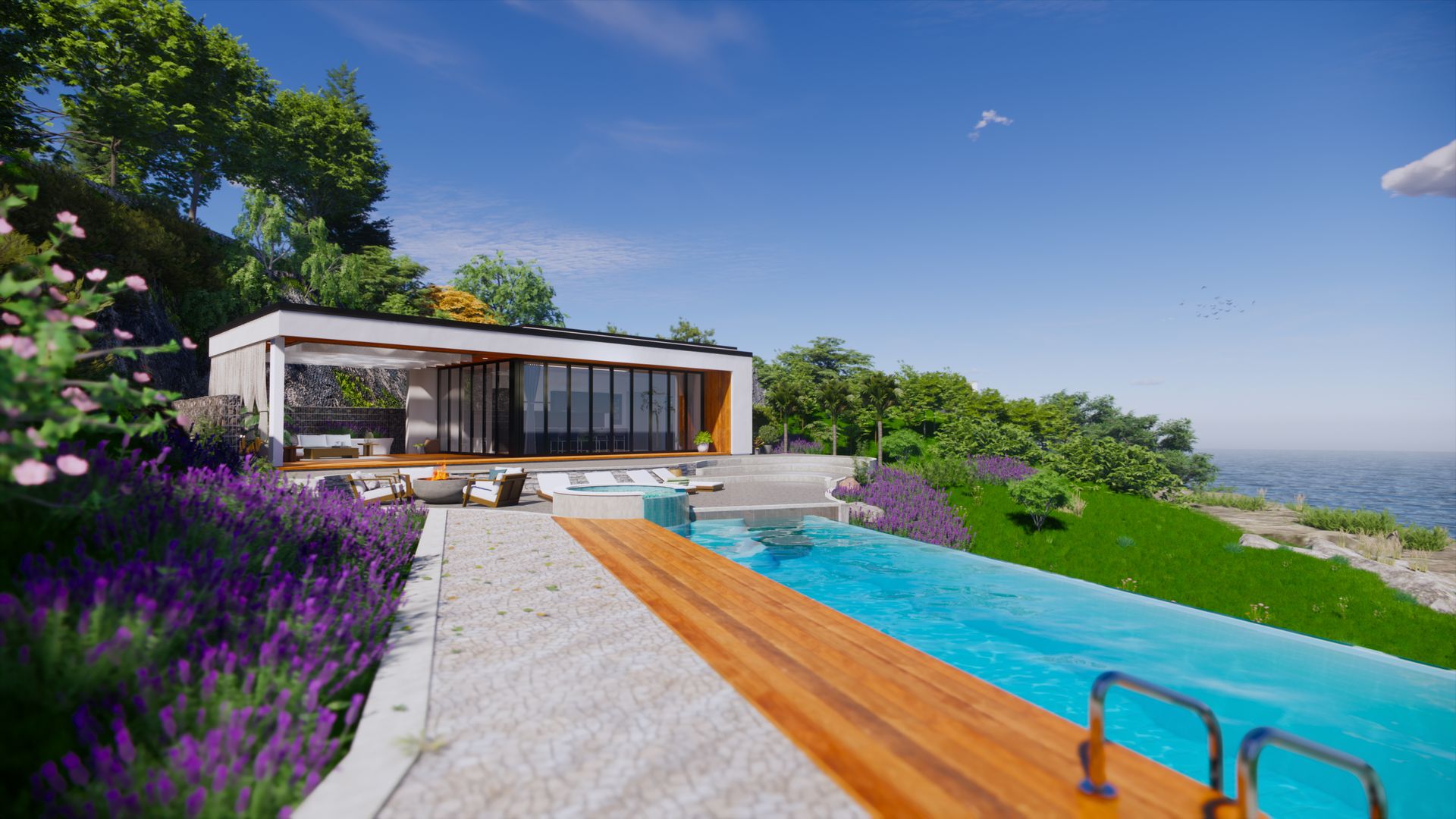 Concept Rendering at 4351 Gordon Head Road, Arbutus, Saanich East