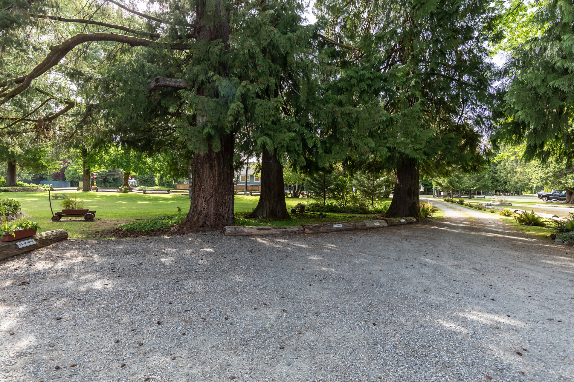 Parking at 5895 River Road, Port Alberni, Vancouver Island Parking at 5895 River Road, Port Alberni, Vancouver Island