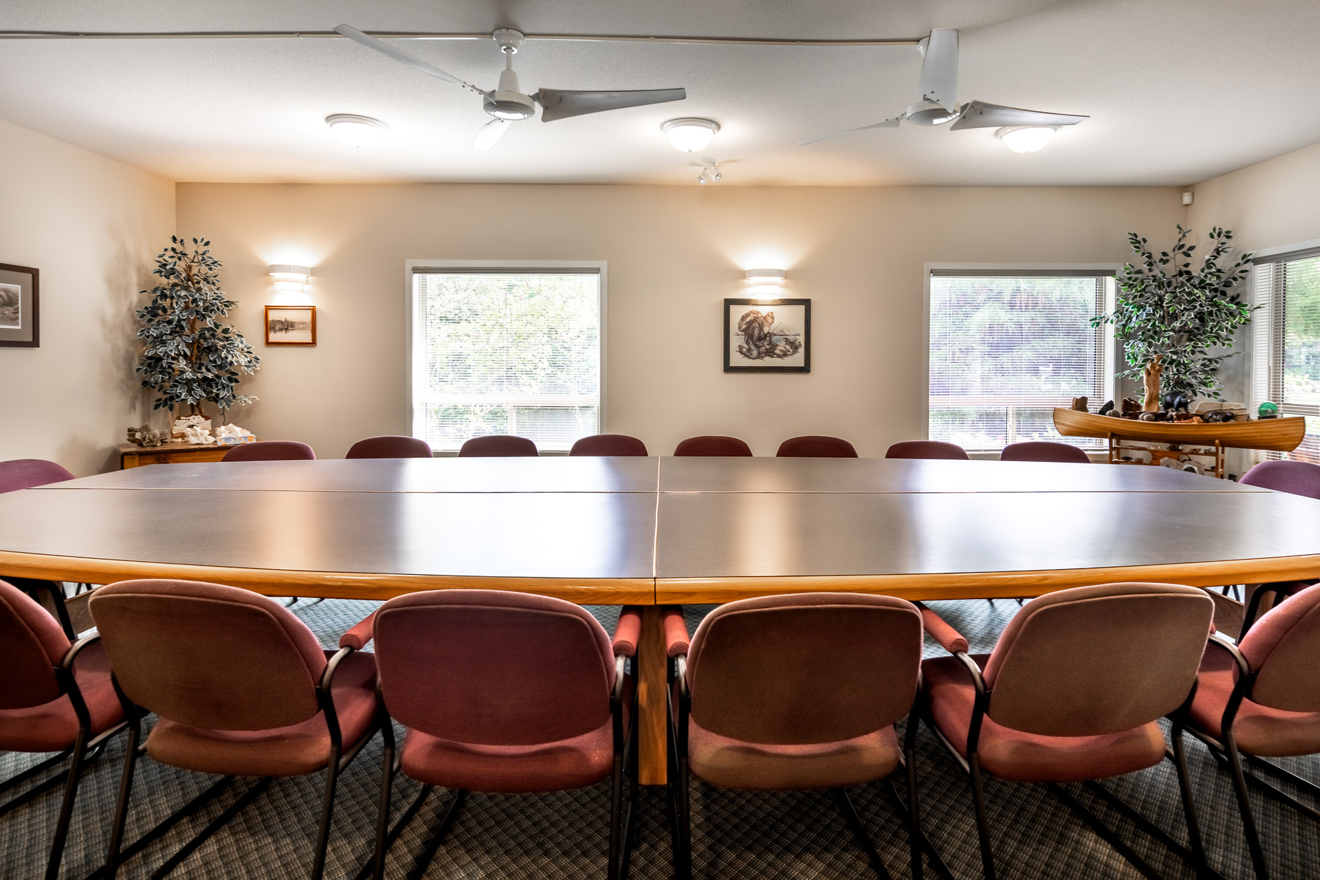 Conference Room at 5895 River Road, Port Alberni, Vancouver Island Conference Room at 5895 River Road, Port Alberni, Vancouver Island