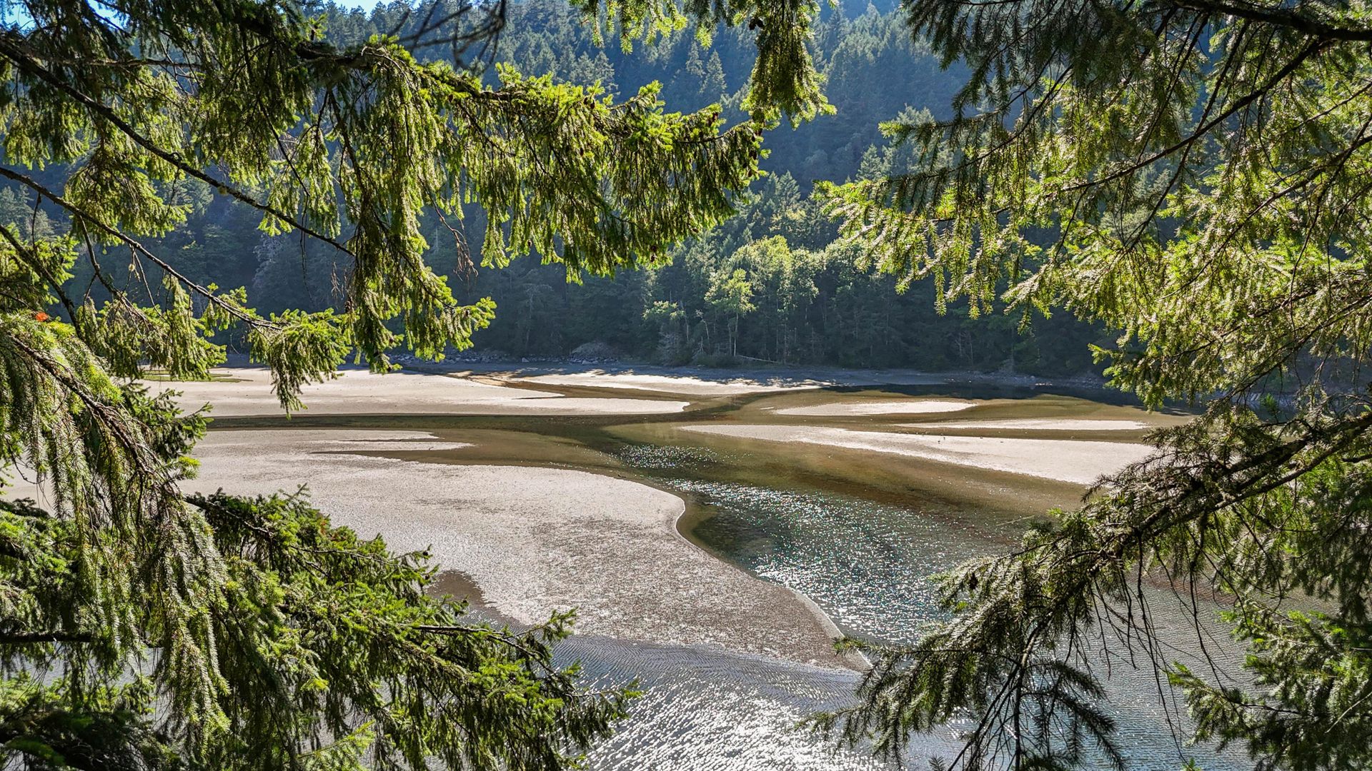 Enjoy the landscape as it changes with the tides at 1709 Falcon Heights Road, Goldstream, Langford