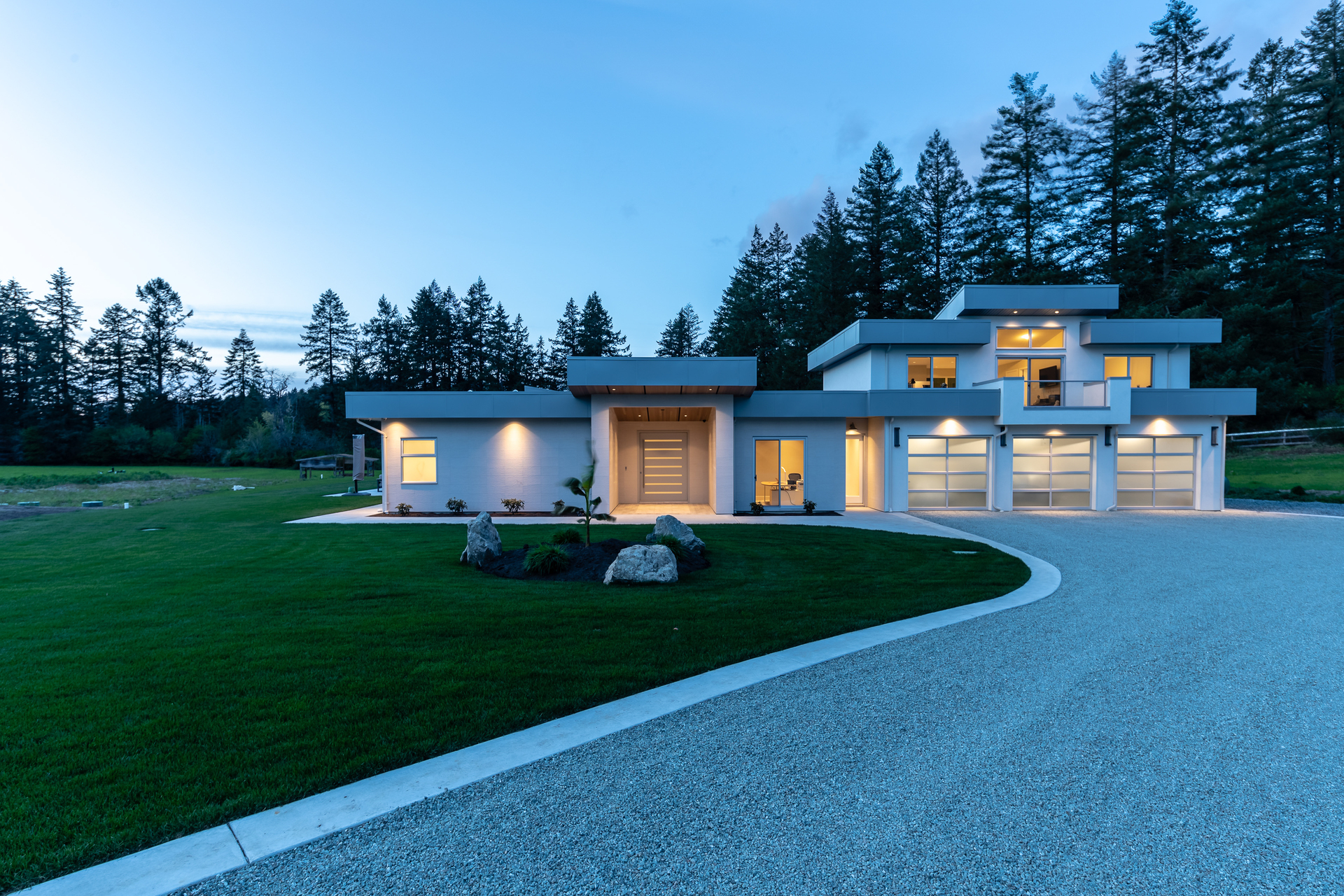 Expansive Driveways at 5100 & 5101 Jagtar's Way, Prospect Lake, Saanich West Expansive Driveways at 5100 & 5101 Jagtar's Way, Prospect Lake, Saanich West
