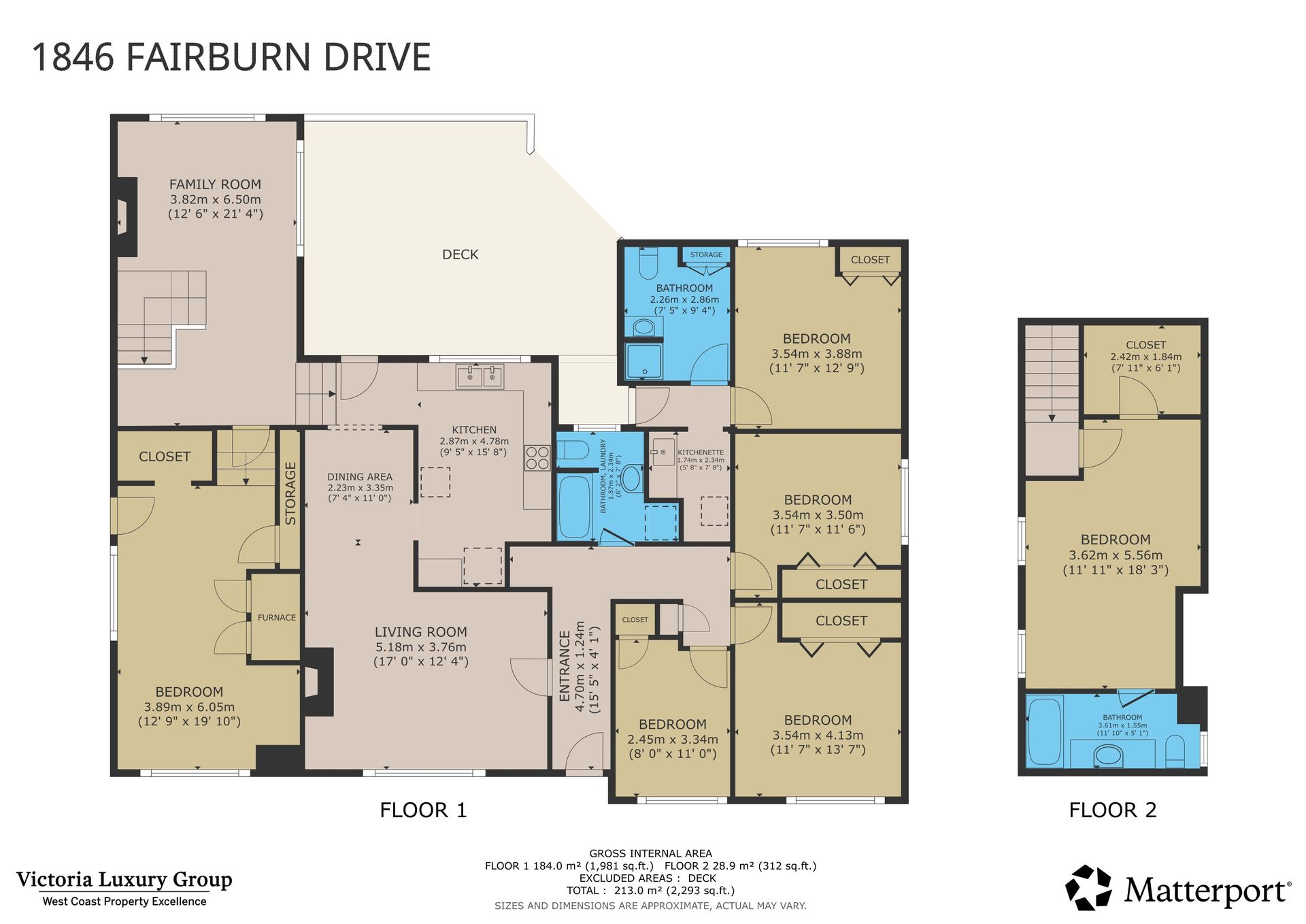  at 1846 Fairburn Drive, Lambrick Park, Saanich East