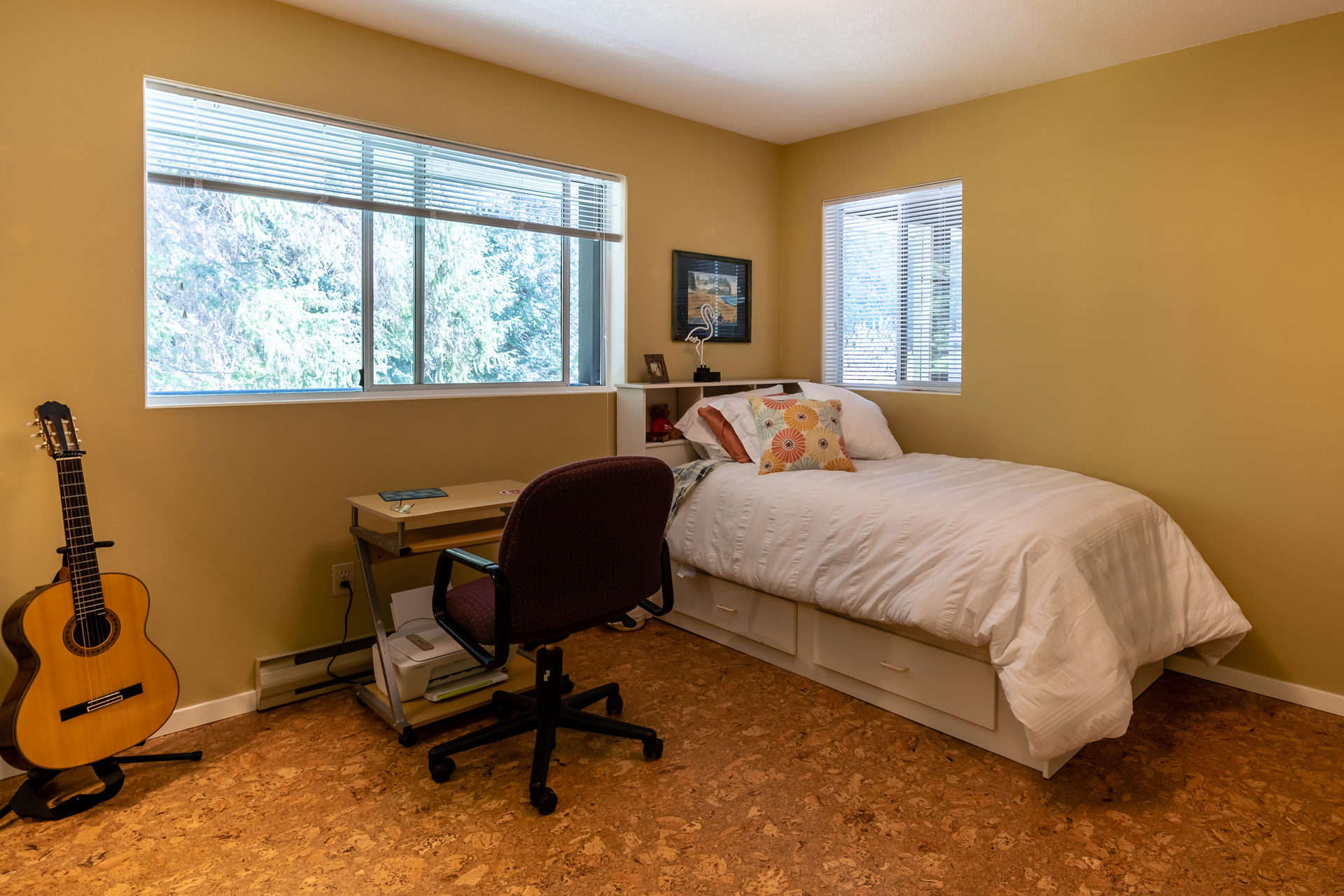 Upper Guest Suite Bedroom at 5101 Island Highway West, Qualicum North, Oceanside Upper Guest Suite Bedroom at 5101 Island Highway West, Qualicum North, Oceanside