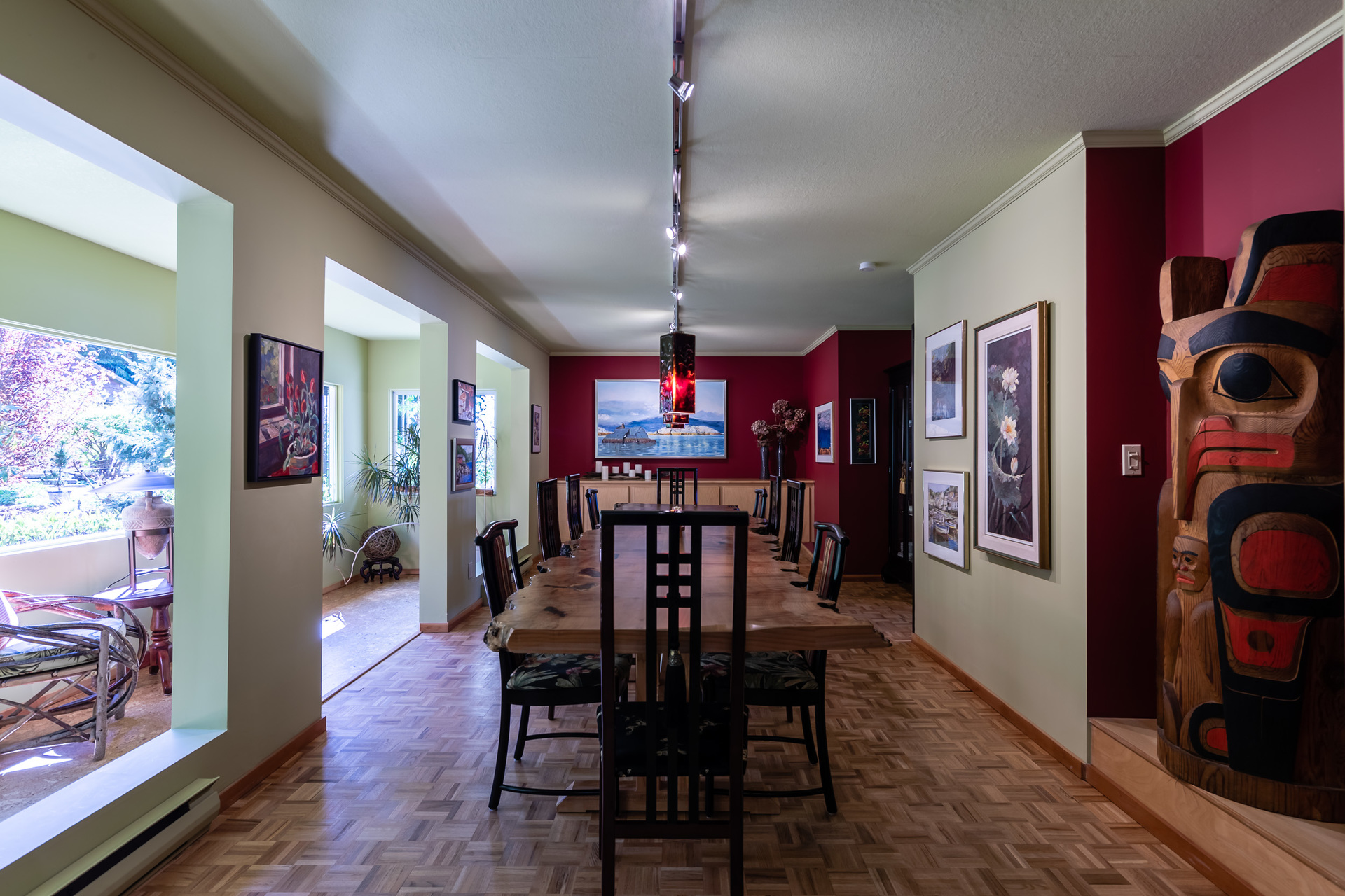 Main Ground Floor Dining Room at 5101 Island Highway West, Qualicum North, Oceanside Main Ground Floor Dining Room at 5101 Island Highway West, Qualicum North, Oceanside