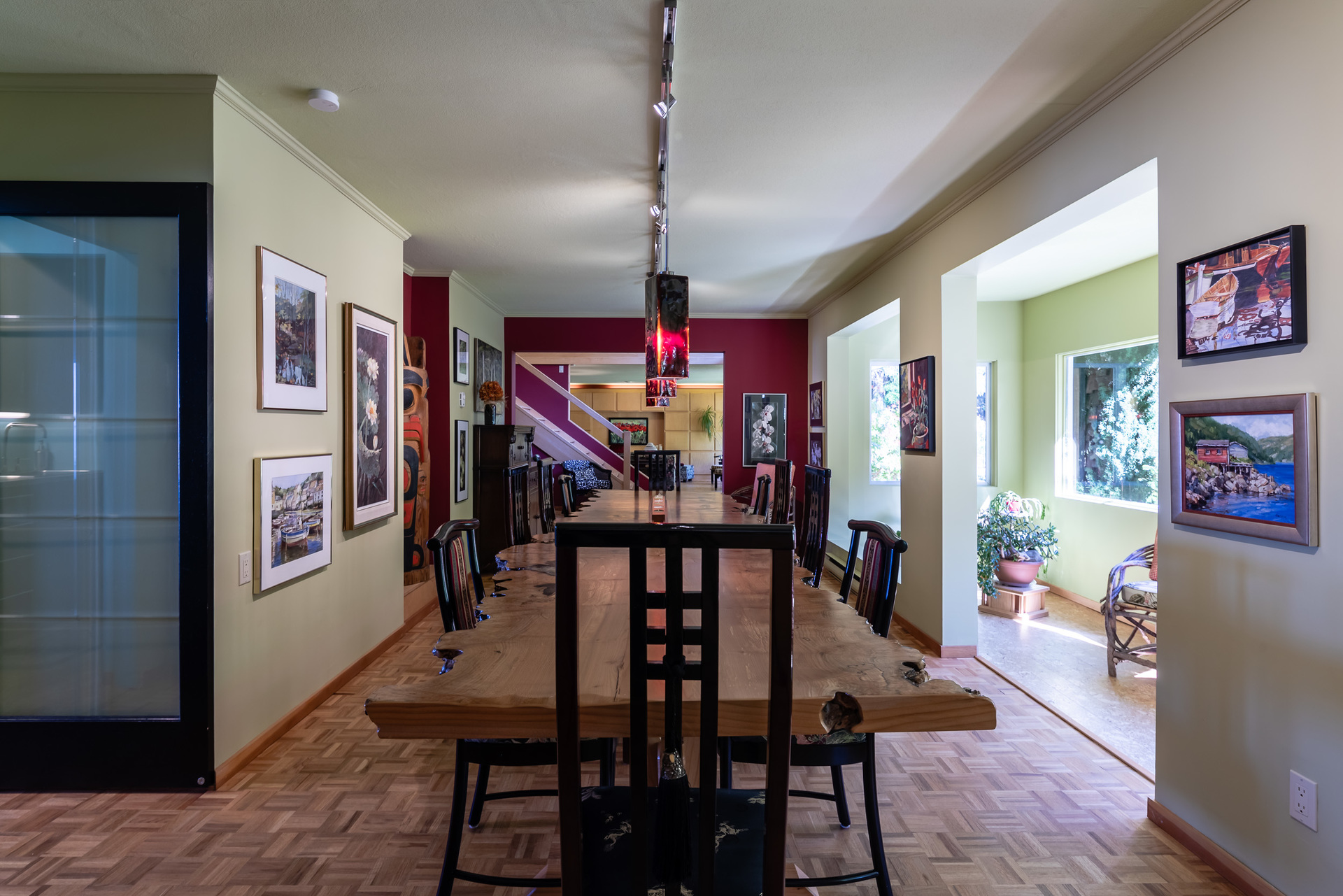 Main Ground Floor Dining Room at 5101 Island Highway West, Qualicum North, Oceanside Main Ground Floor Dining Room at 5101 Island Highway West, Qualicum North, Oceanside
