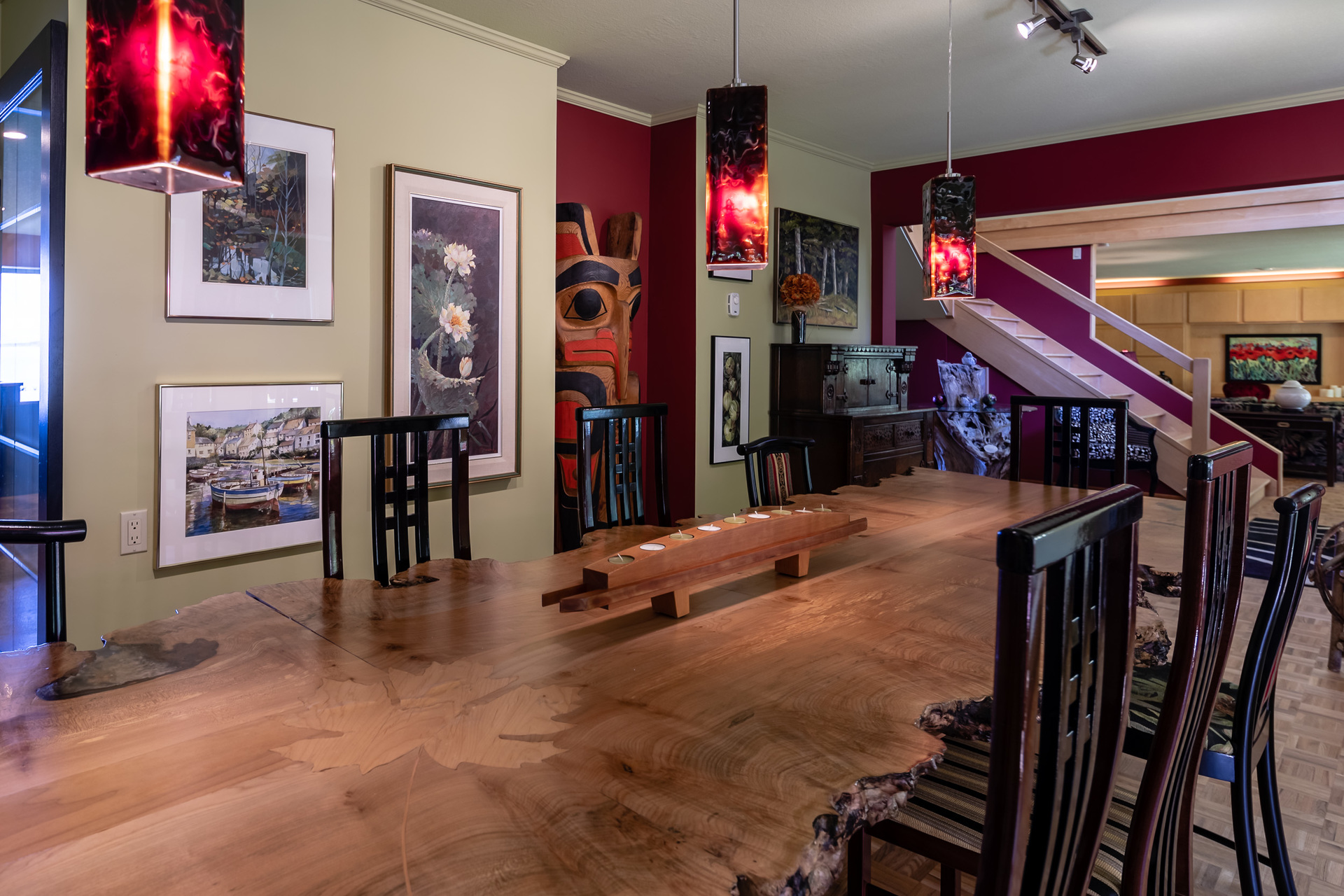 Main Ground Floor Dining Room at 5101 Island Highway West, Qualicum North, Oceanside Main Ground Floor Dining Room at 5101 Island Highway West, Qualicum North, Oceanside