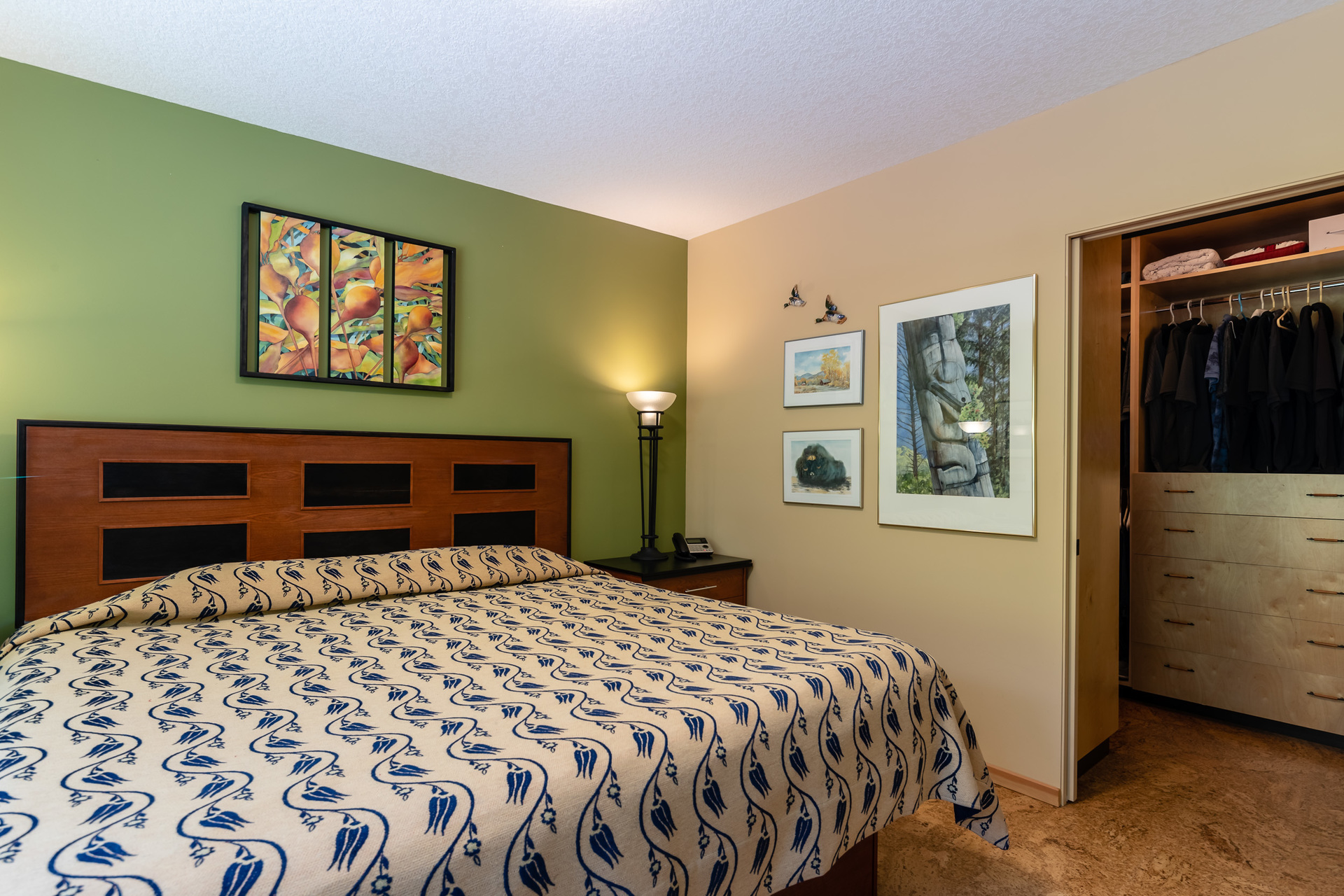 First Master Suite Bedroom With Walk-In Closet at 5101 Island Highway West, Qualicum North, Oceanside First Master Suite Bedroom With Walk-In Closet at 5101 Island Highway West, Qualicum North, Oceanside