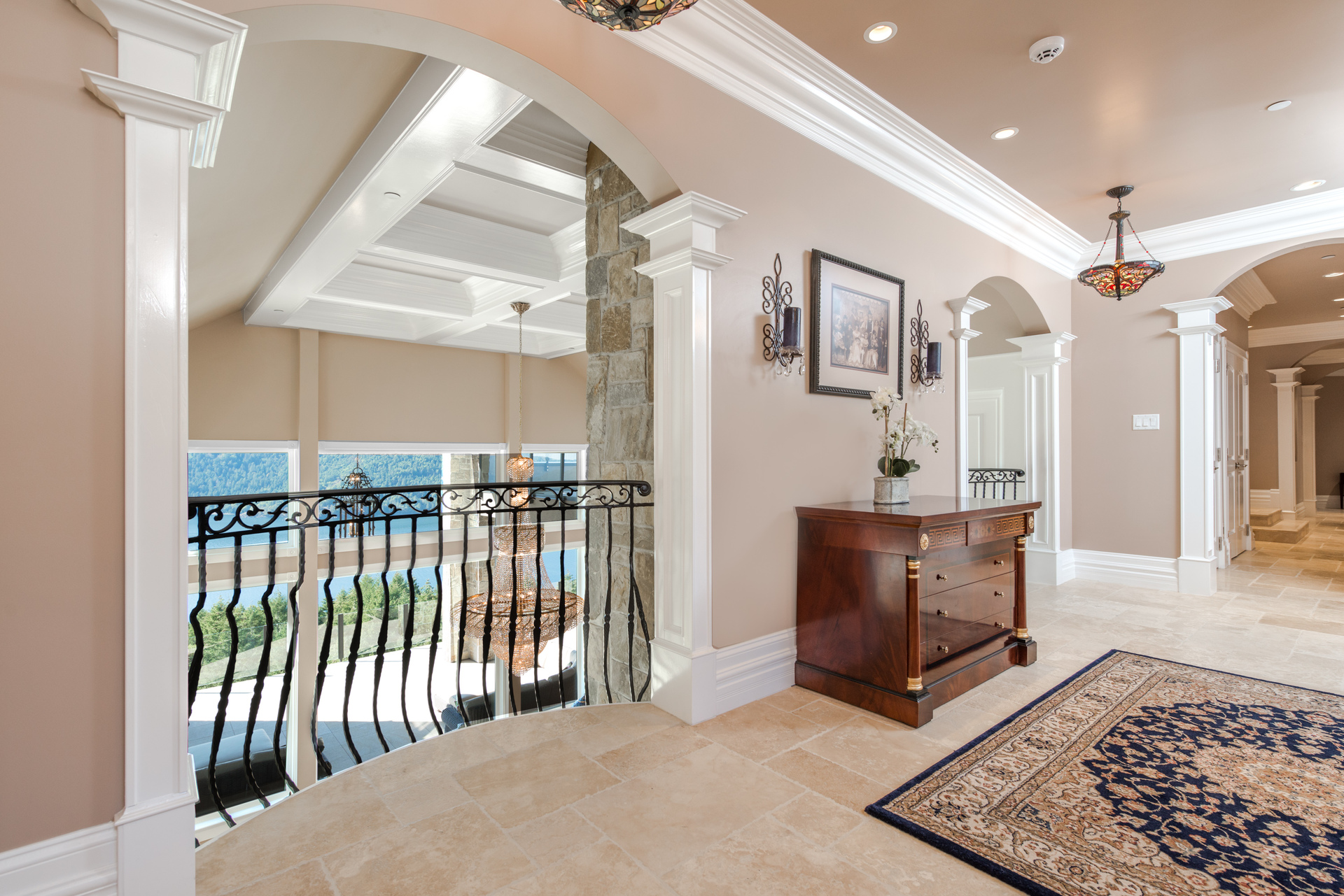 Juliet Balconies Overlooking The Great Room at 6720 Willis Road, Victoria Point, Juliet Balconies Overlooking The Great Room at 6720 Willis Road, Victoria Point,