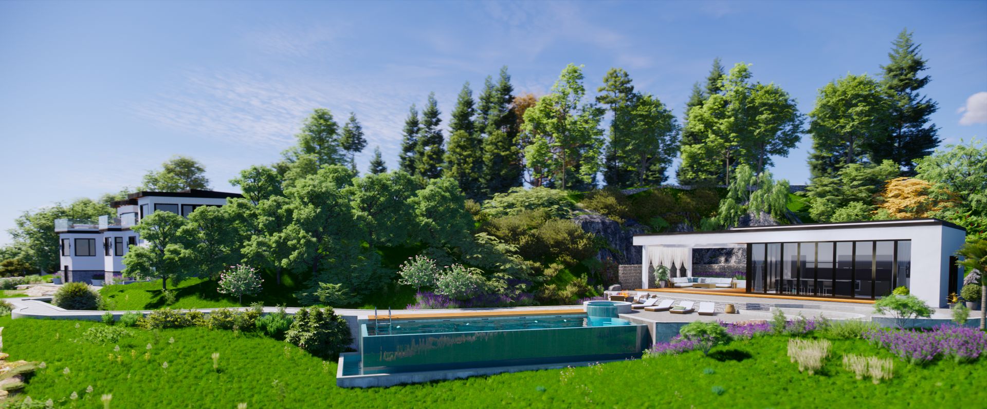 Concept Rendering at 4351 Gordon Head Road, Arbutus, Saanich East
