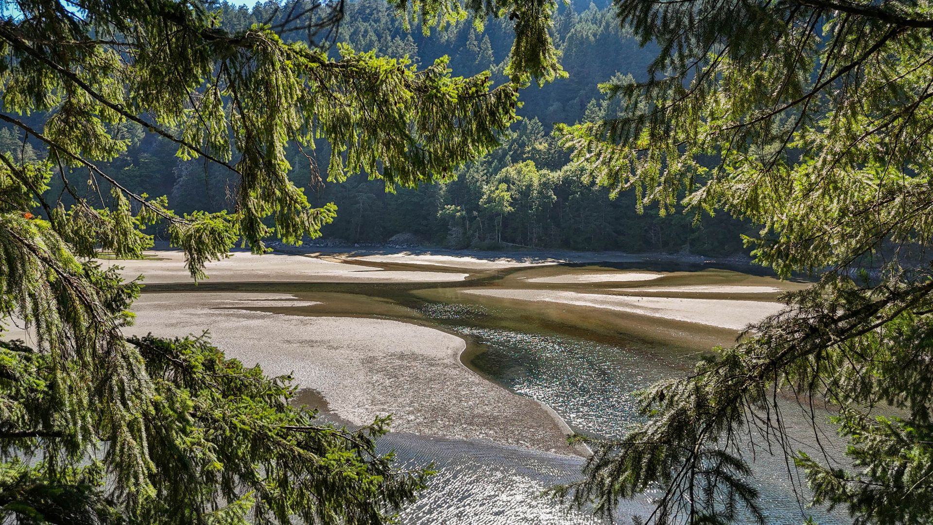 Enjoy the landscape as it changes with the tides at 1709 Falcon Heights Road, Goldstream, Langford