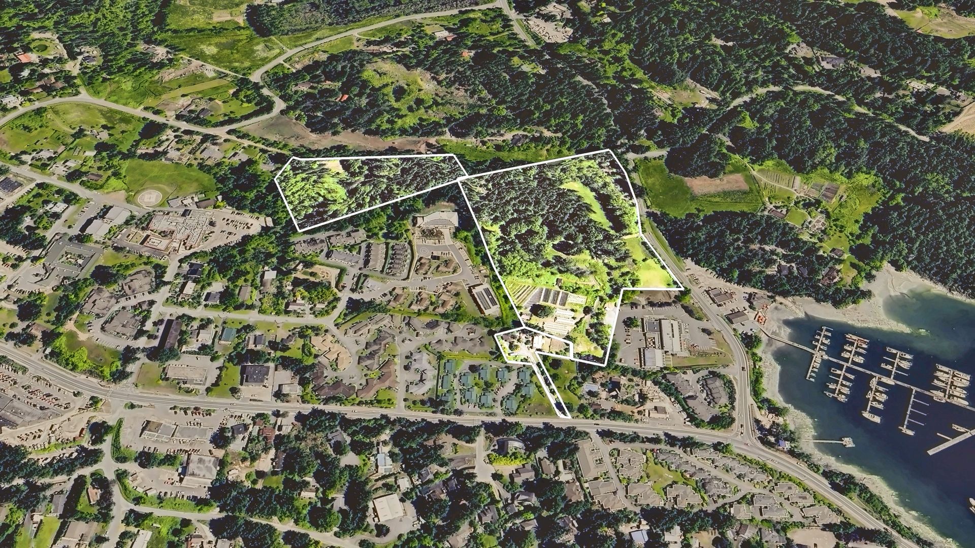 Three legal lots at 265 Lower Ganges Road, Salt Spring, Gulf Islands