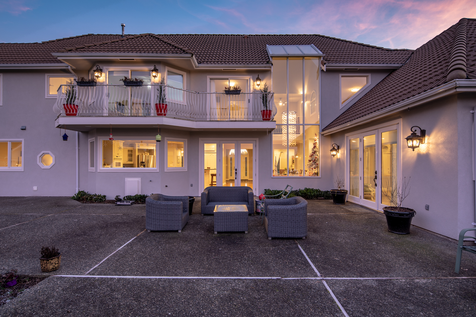 Large Patio at 1950 Highfield Road, Central Saanich, Victoria Bc