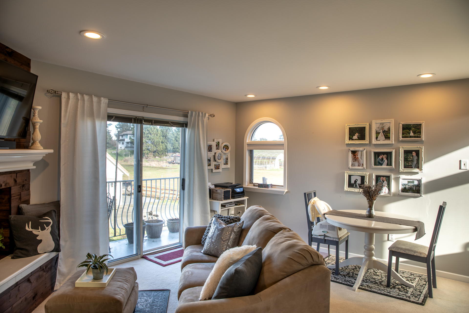 Nanny Suite Living Room at 1950 Highfield Road, Central Saanich, Victoria Bc