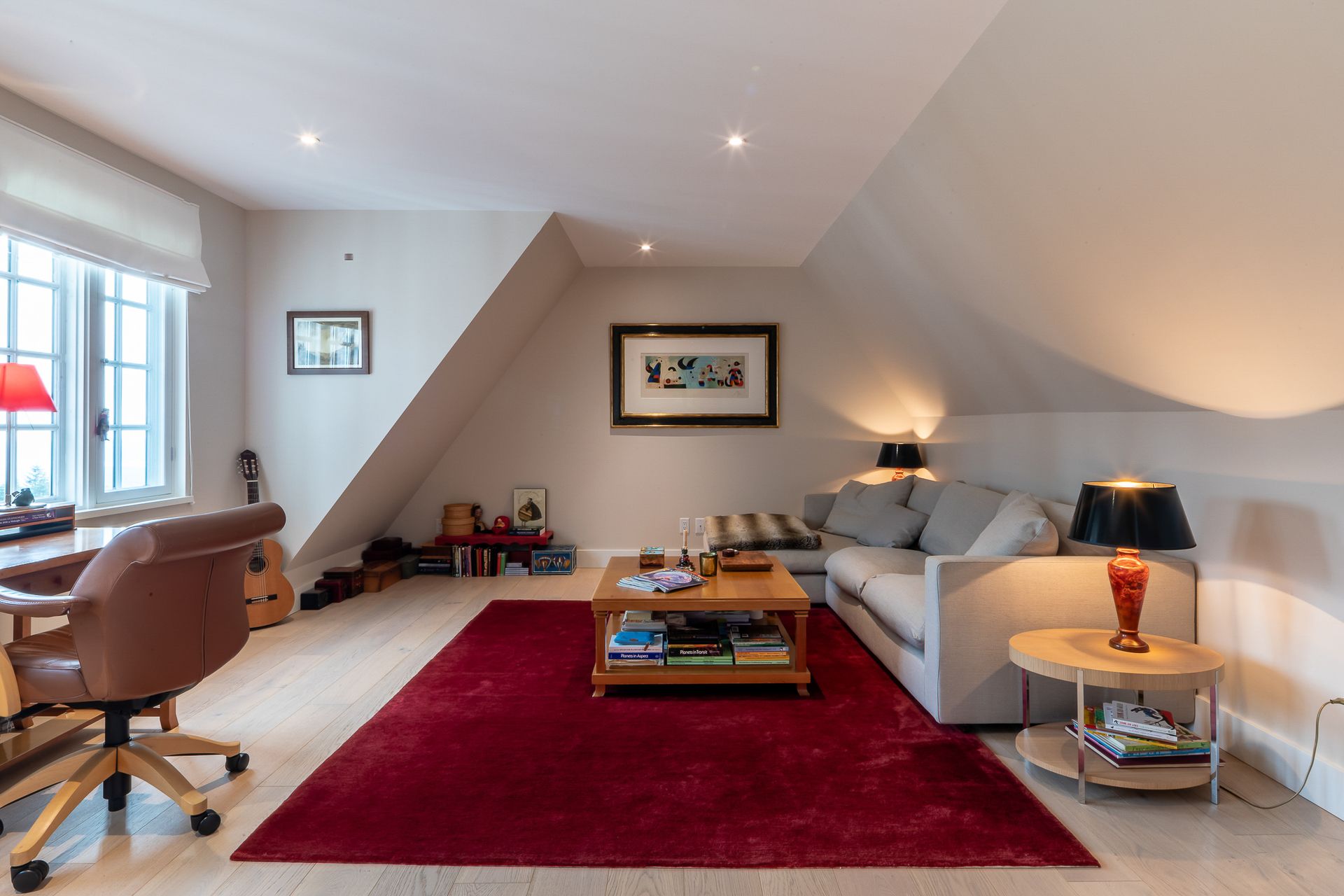 Private office adjacent the primary bedroom at 377 Seymour Heights, Salt Spring, Gulf Islands
