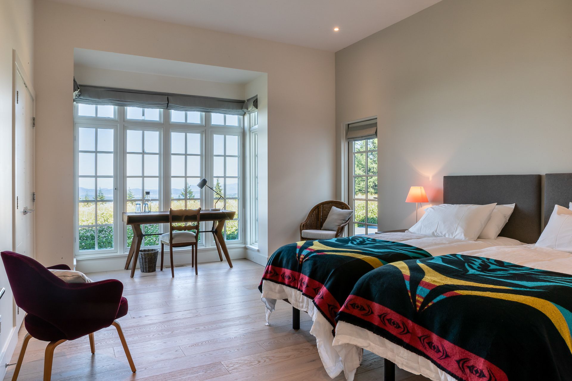 Venus bedroom at 377 Seymour Heights, Salt Spring, Gulf Islands