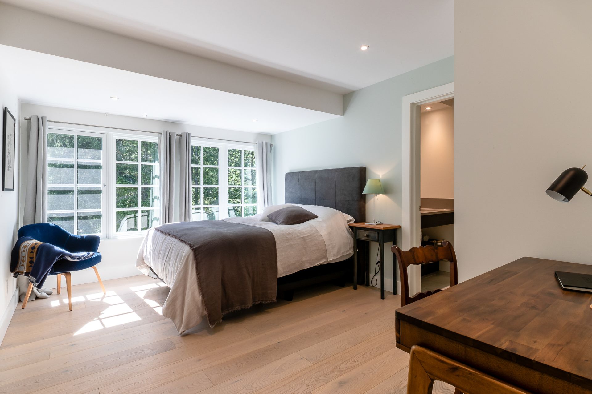 Moon bedroom at 377 Seymour Heights, Salt Spring, Gulf Islands