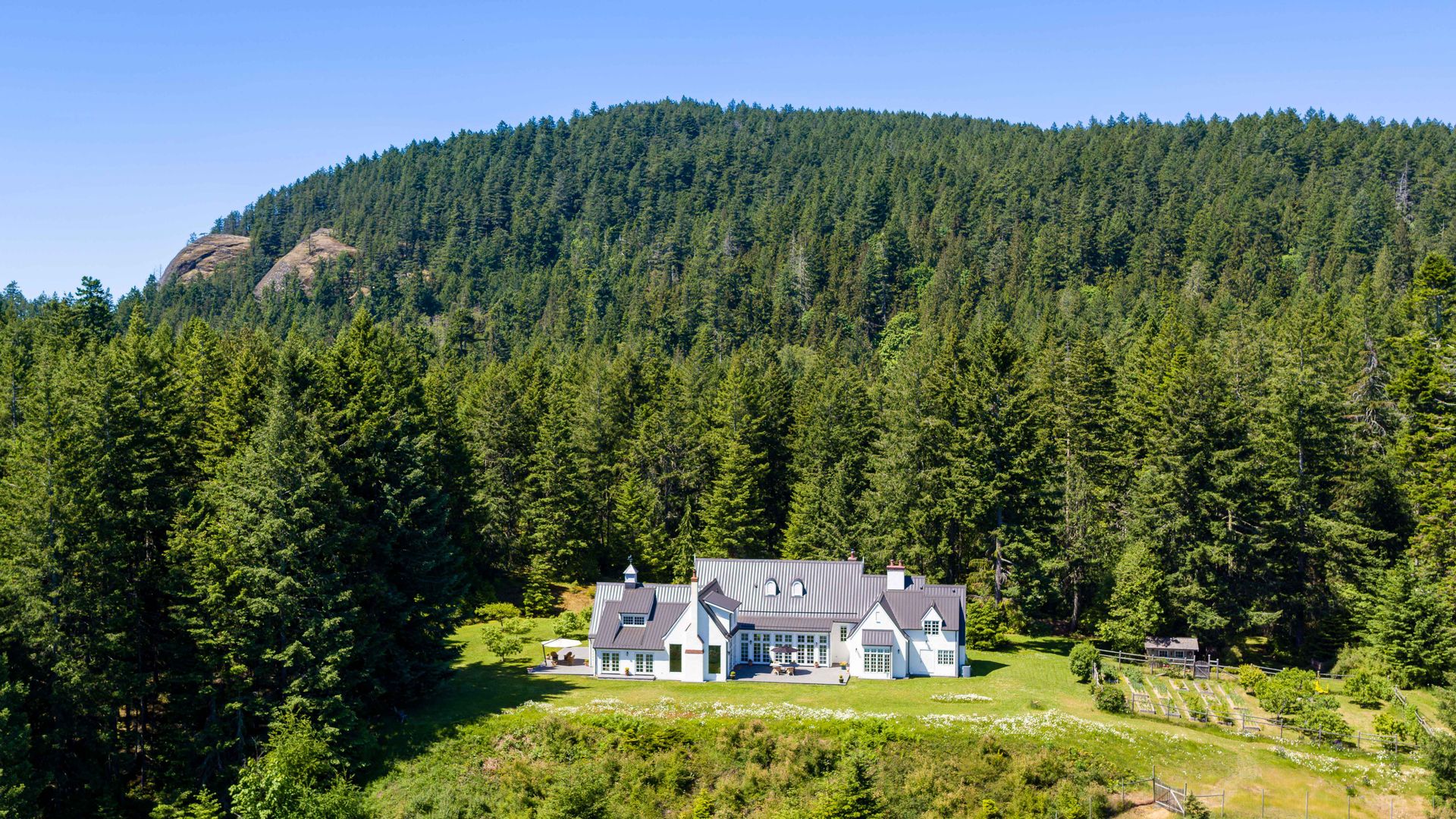 Provincial Park Backyard at 377 Seymour Heights, Salt Spring, Gulf Islands