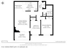 floor-plan at 119 - 9101 Horne Street, Government Road, Burnaby North
