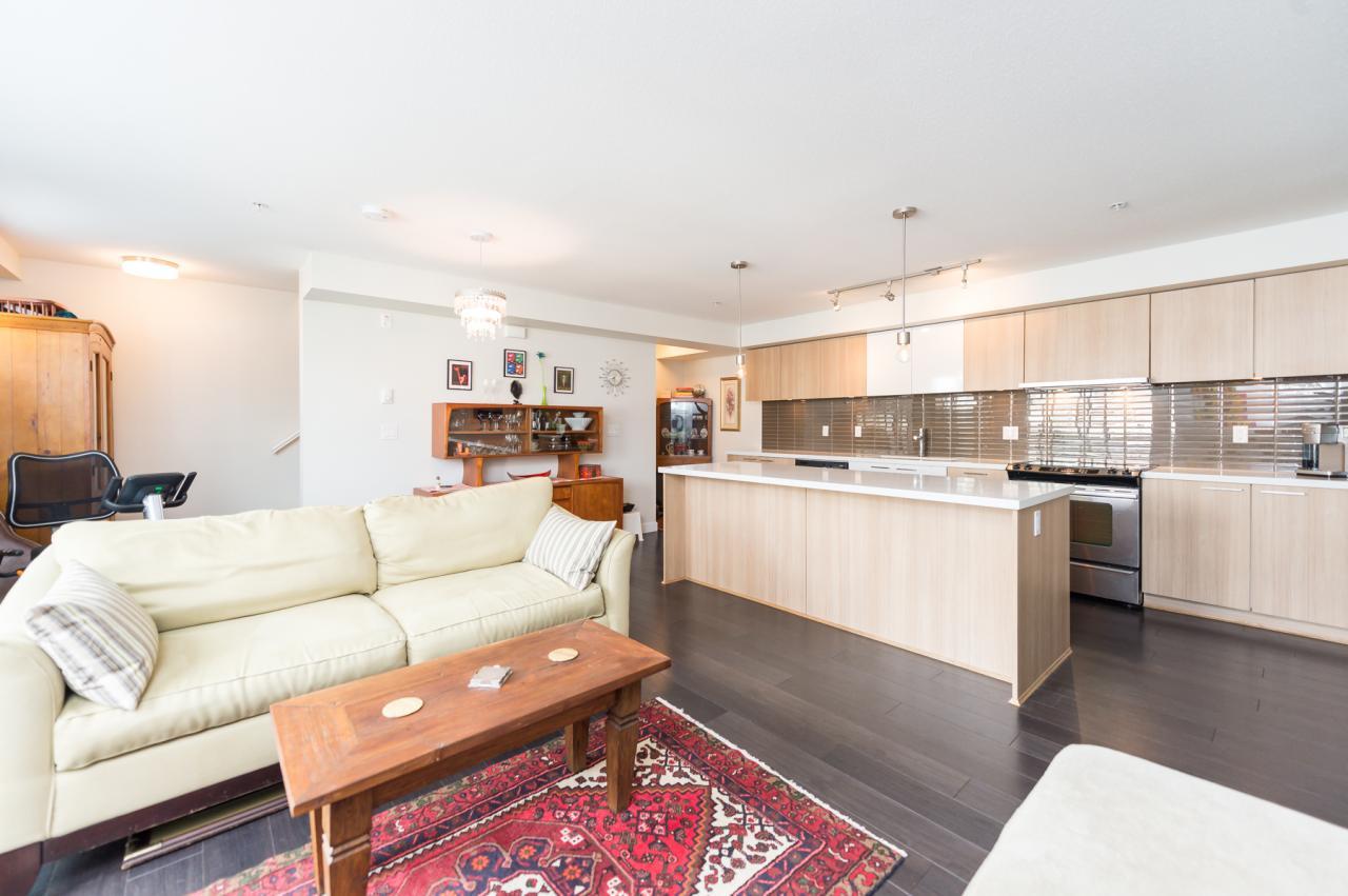 Living-Room-Kitchen at 222 - 618  Avenue, Coquitlam West, Coquitlam Living-Room-Kitchen at 222 - 618  Avenue, Coquitlam West, Coquitlam
