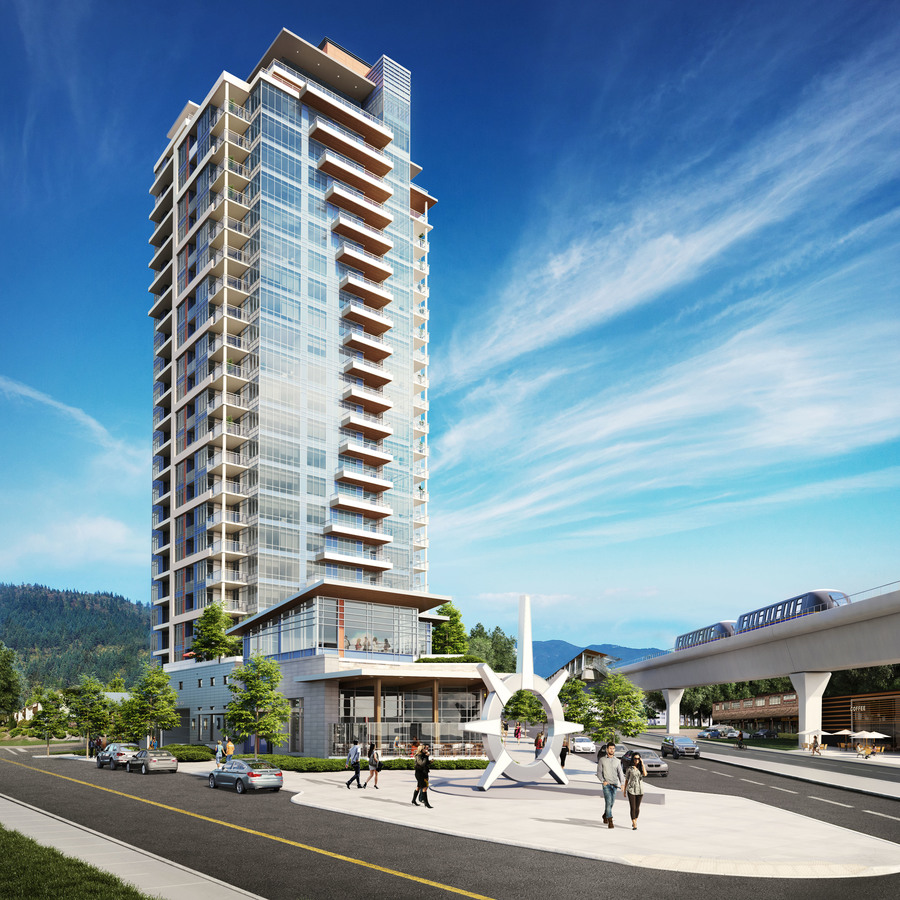 BC-Rendering-Front at 2205 - 509  Road, Coquitlam West, Coquitlam BC-Rendering-Front at 2205 - 509  Road, Coquitlam West, Coquitlam