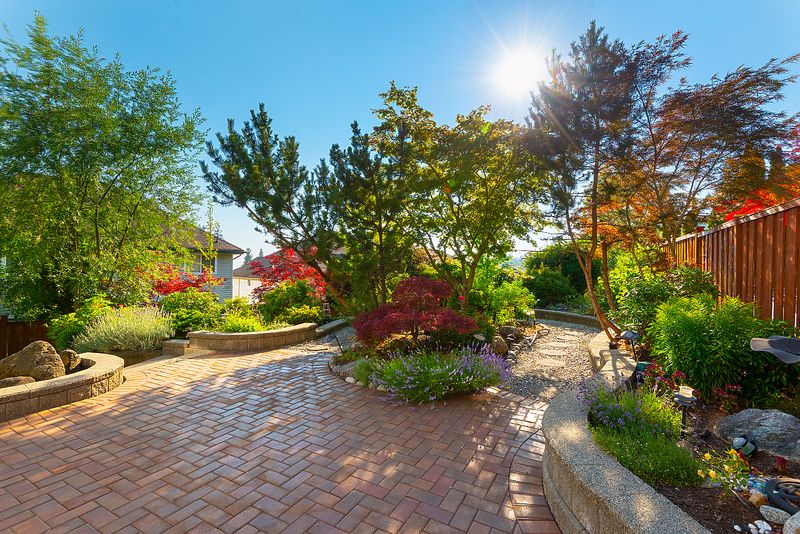 yard at 11 Cliffwood Drive, Heritage Woods PM, Port Moody