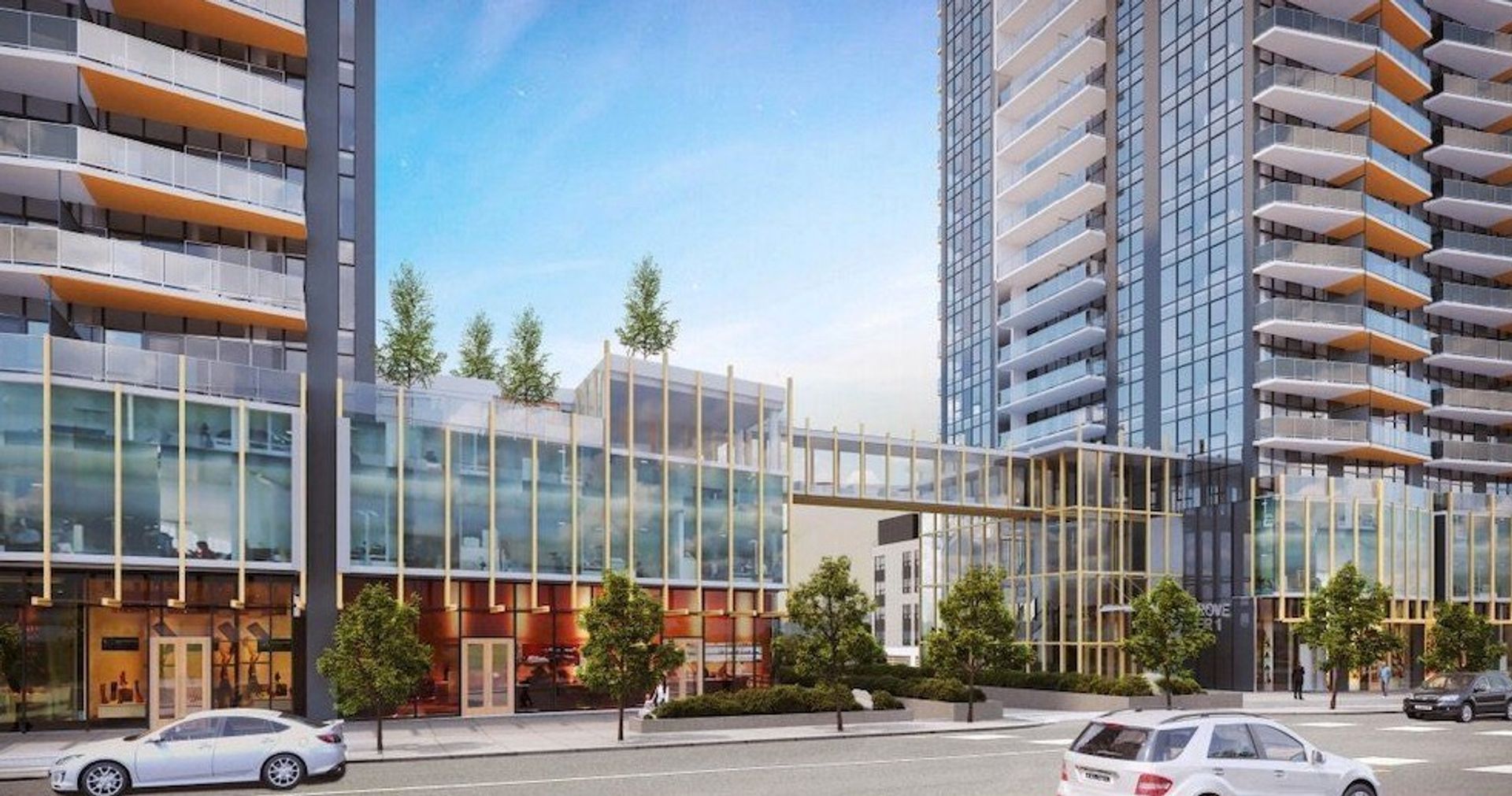 South Yards-street-scene-artists-rendering at 4500 Dawson Street, Brentwood Park, Burnaby North South Yards-street-scene-artists-rendering at 4500 Dawson Street, Brentwood Park, Burnaby North