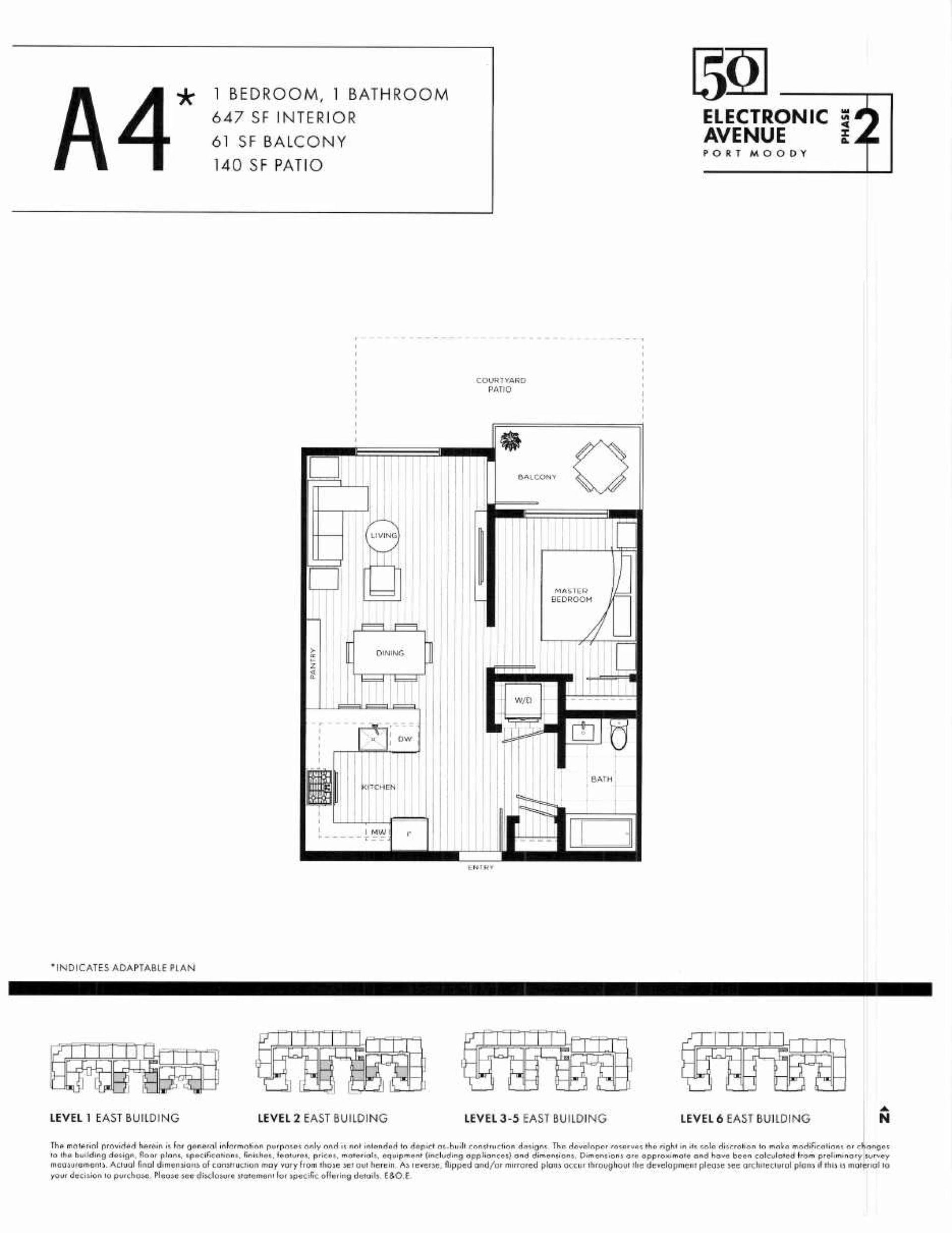 50 Electronic Phase 2 One Bedroom A4 at 3131 Murray Street, Port Moody Centre, Port Moody 50 Electronic Phase 2 One Bedroom A4 at 3131 Murray Street, Port Moody Centre, Port Moody