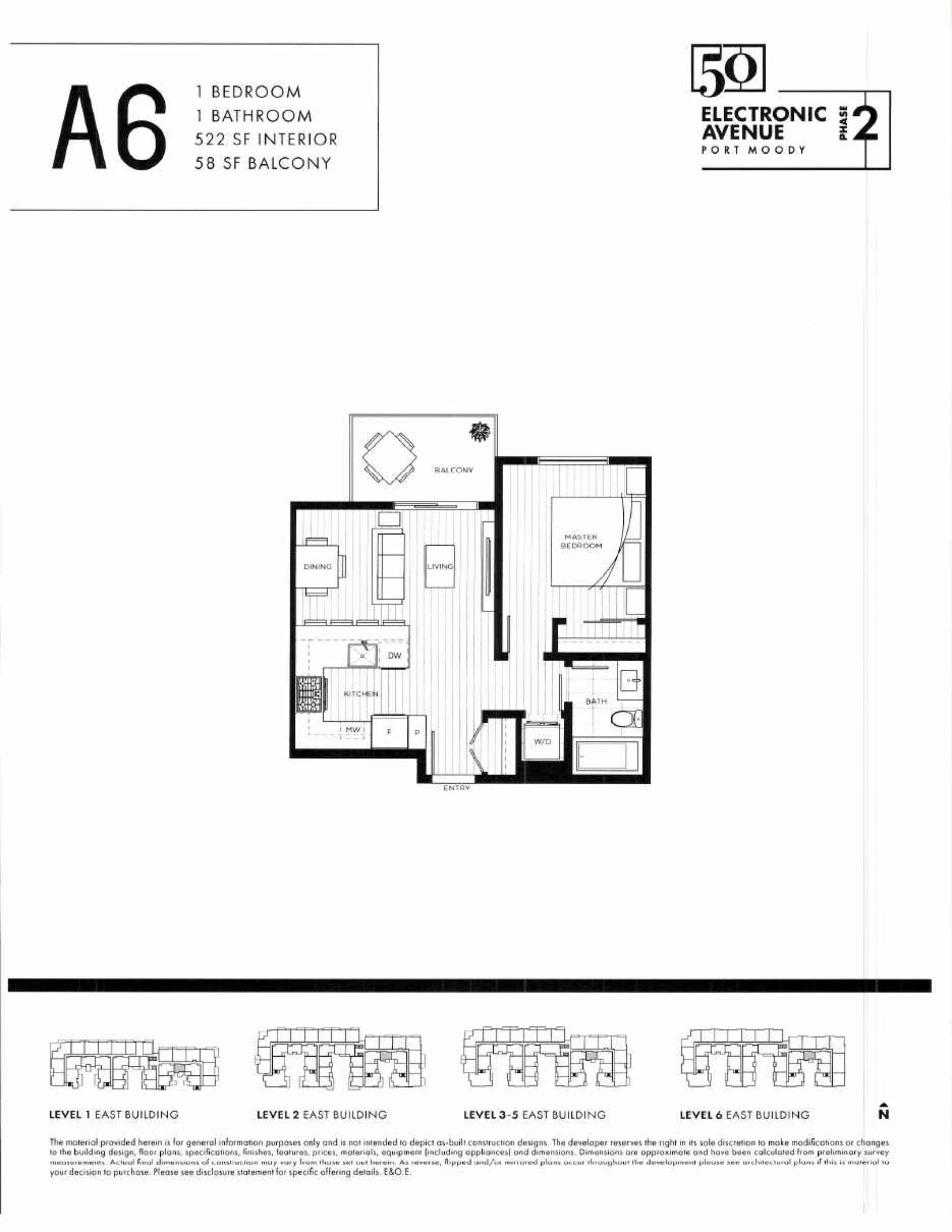 50 Electronic Phase 2 One Bedroom A6 at 3131 Murray Street, Port Moody Centre, Port Moody 50 Electronic Phase 2 One Bedroom A6 at 3131 Murray Street, Port Moody Centre, Port Moody