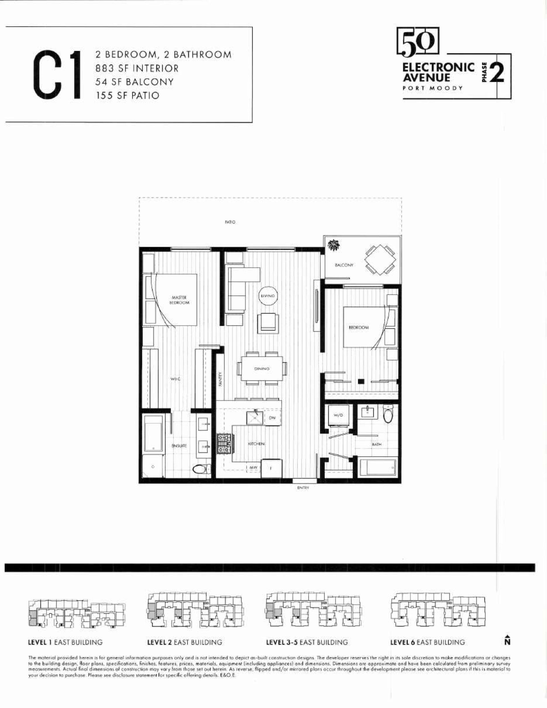 50 Electronic Phase 2 Two Bedroom C1 at 3131 Murray Street, Port Moody Centre, Port Moody 50 Electronic Phase 2 Two Bedroom C1 at 3131 Murray Street, Port Moody Centre, Port Moody