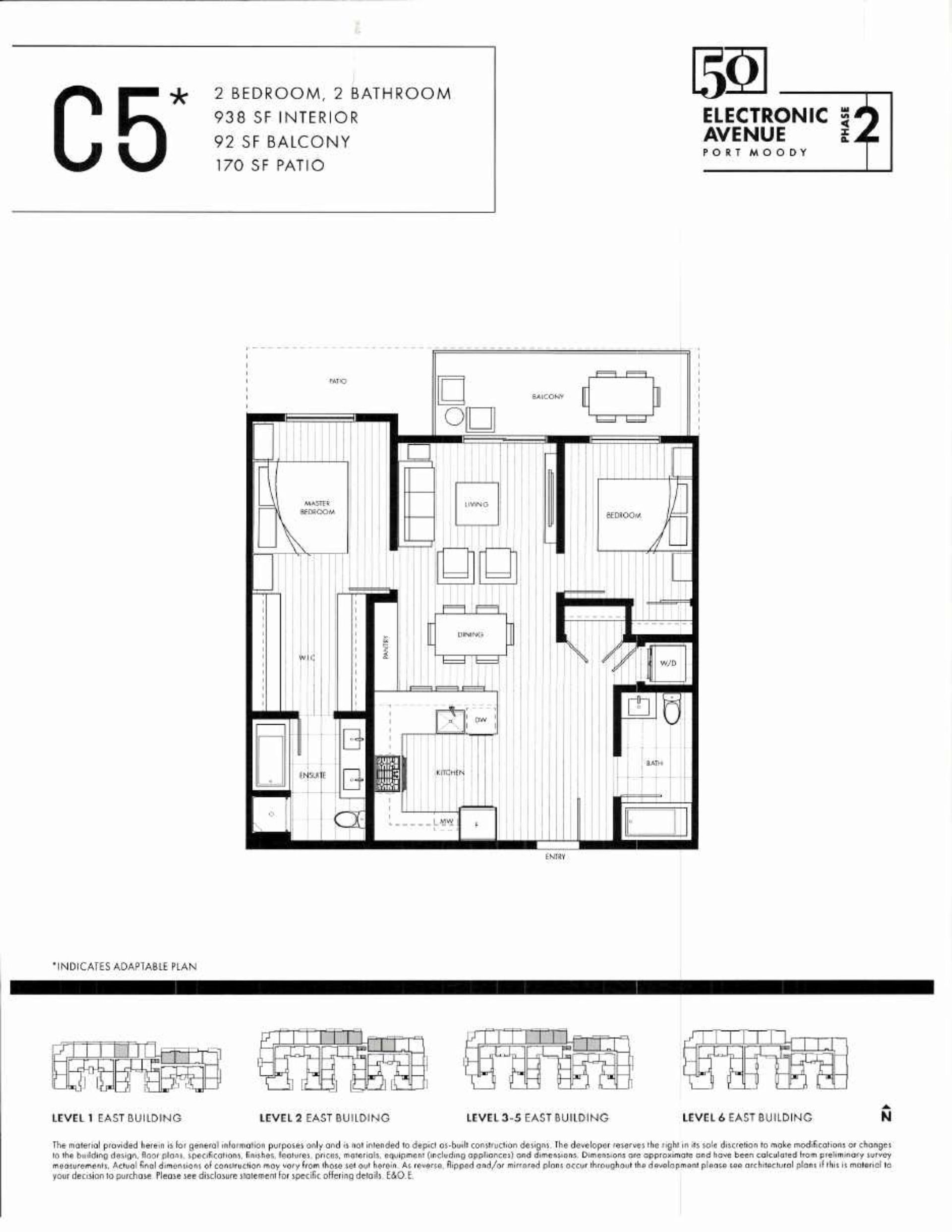 50 Electronic Phase 2 Two Bedroom C5 at 3131 Murray Street, Port Moody Centre, Port Moody 50 Electronic Phase 2 Two Bedroom C5 at 3131 Murray Street, Port Moody Centre, Port Moody