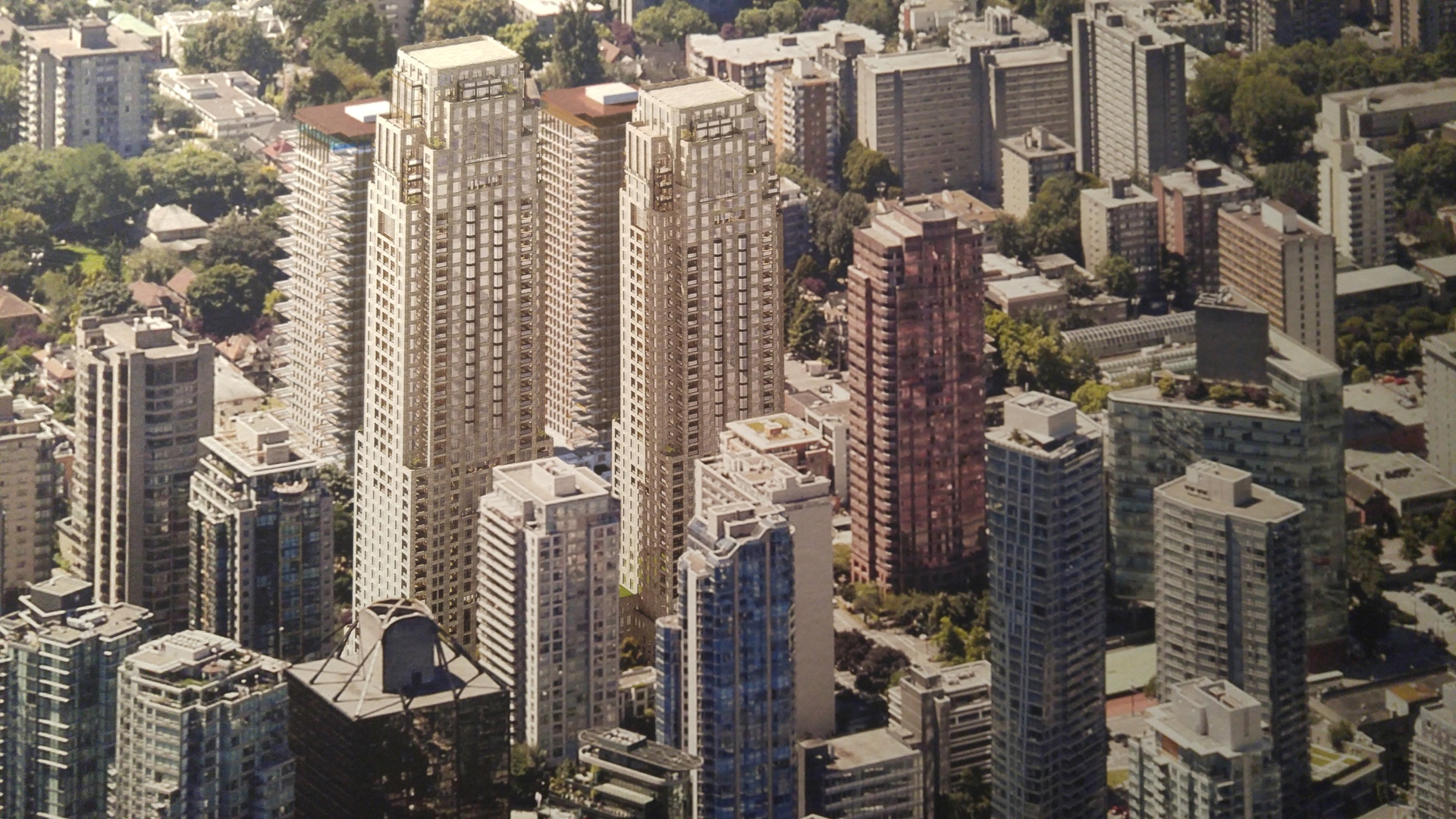 1444 Alberni- wooden model at 1444 Alberni Street, Vancouver West 1444 Alberni- wooden model at 1444 Alberni Street, Vancouver West