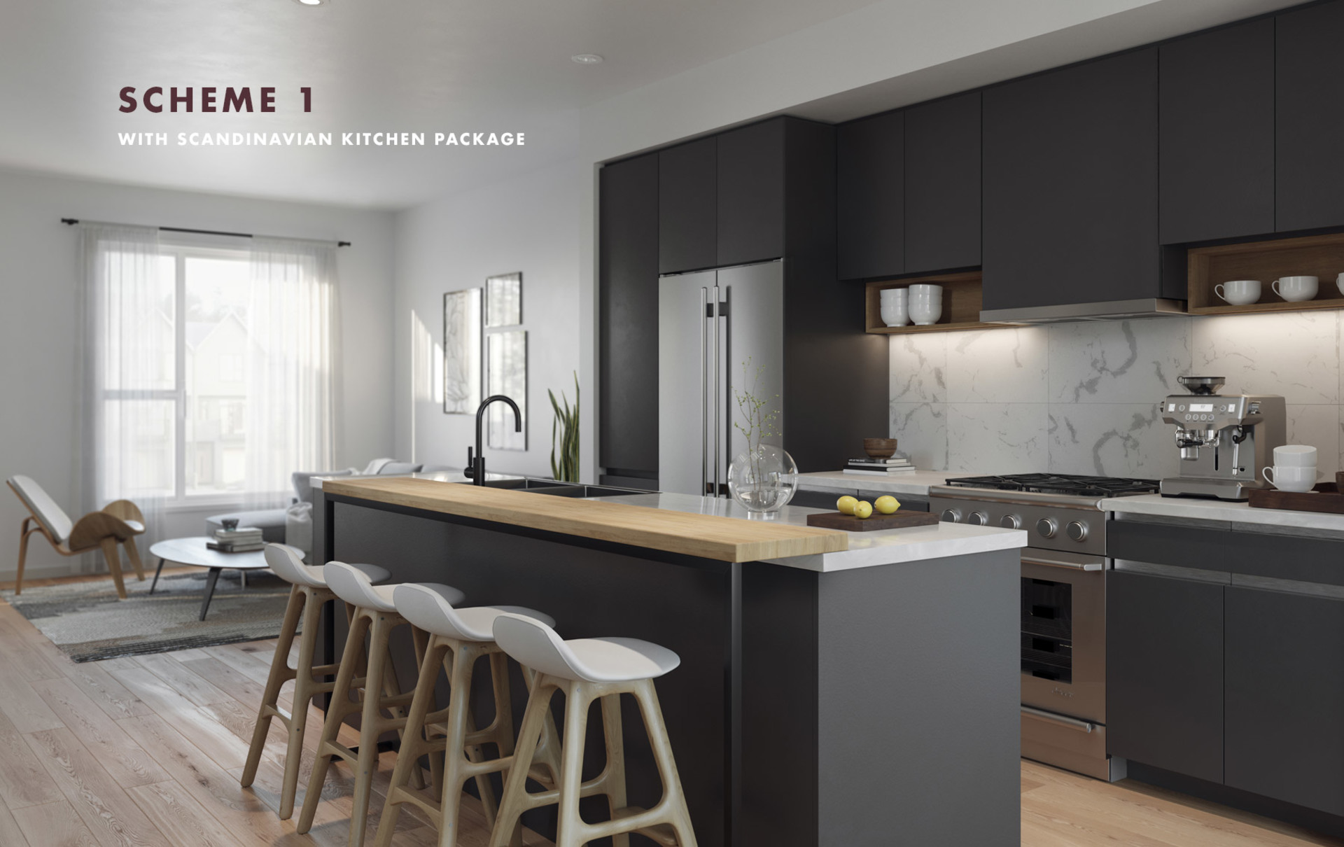 aalto-kitchen-dark-colour at 1228 Hudson Street, Coquitlam aalto-kitchen-dark-colour at 1228 Hudson Street, Coquitlam