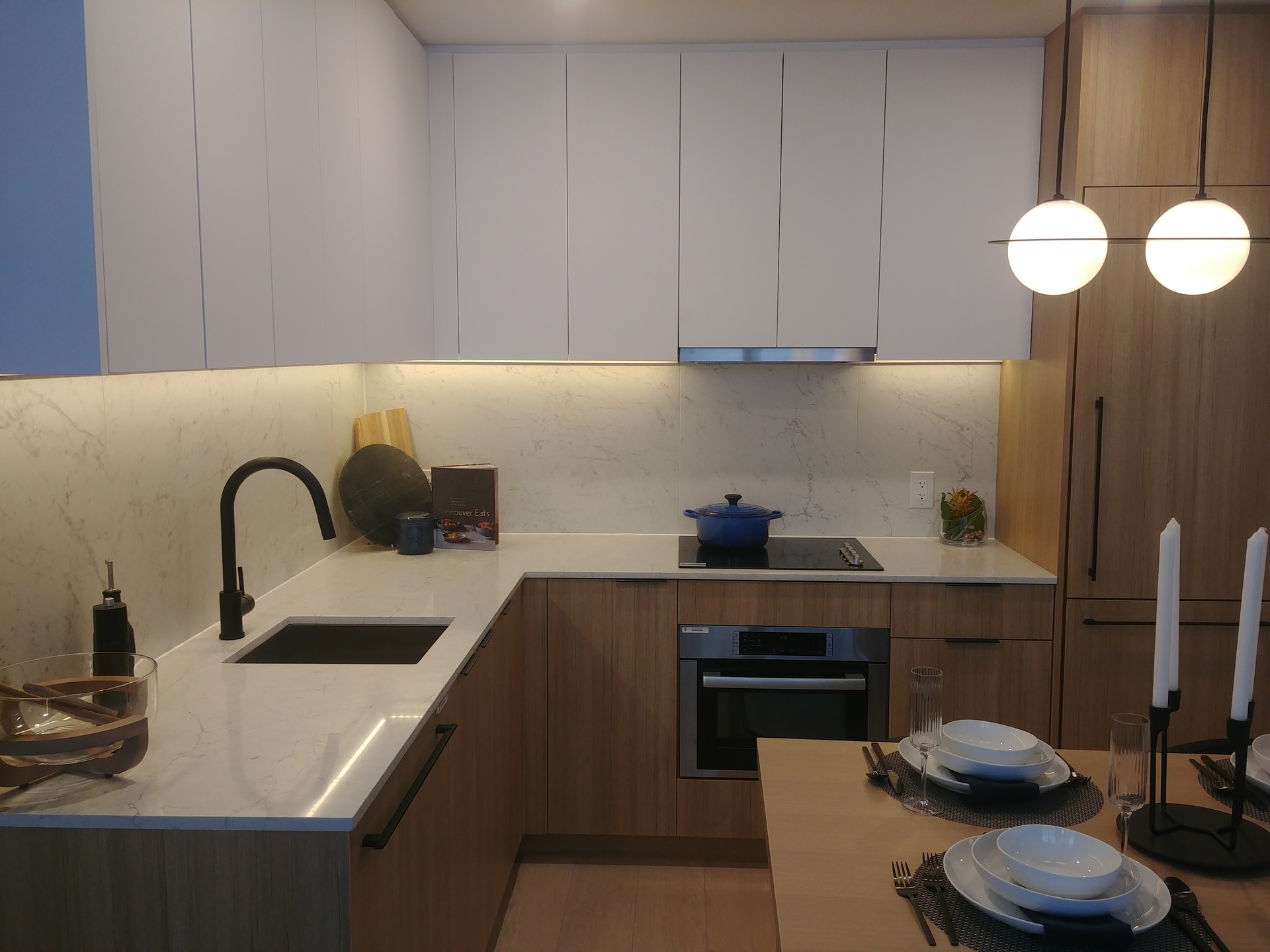 georgetown-one-kitchen-in-teak at 13645 102 Avenue, Surrey Central (Central City), North Surrey georgetown-one-kitchen-in-teak at 13645 102 Avenue, Surrey Central (Central City), North Surrey