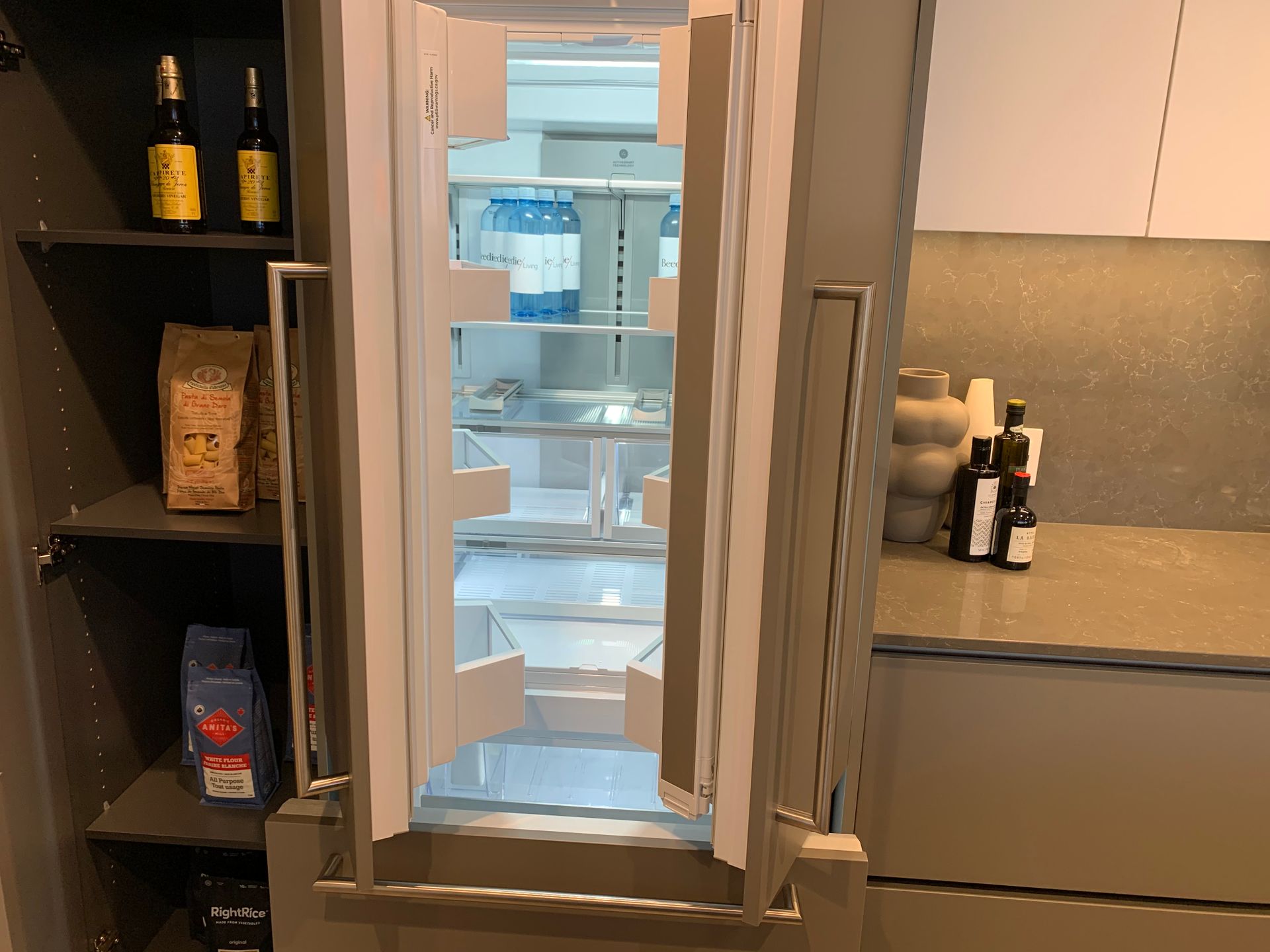Slate Fisher Paykel french door fridge at 5180 Lougheed Highway, Brentwood Park, Burnaby North Slate Fisher Paykel french door fridge at 5180 Lougheed Highway, Brentwood Park, Burnaby North