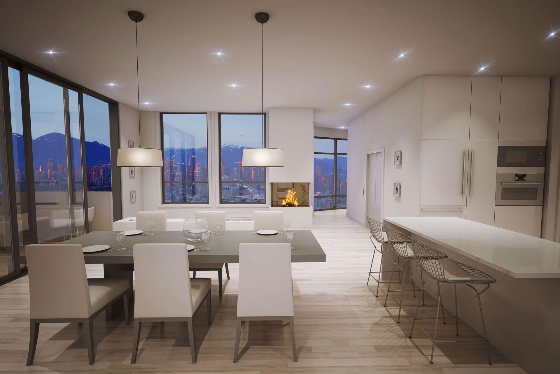 Eleven West Kitchen and Living Room at 2001 W 11th Avenue, Kitsilano, Vancouver West Eleven West Kitchen and Living Room at 2001 W 11th Avenue, Kitsilano, Vancouver West