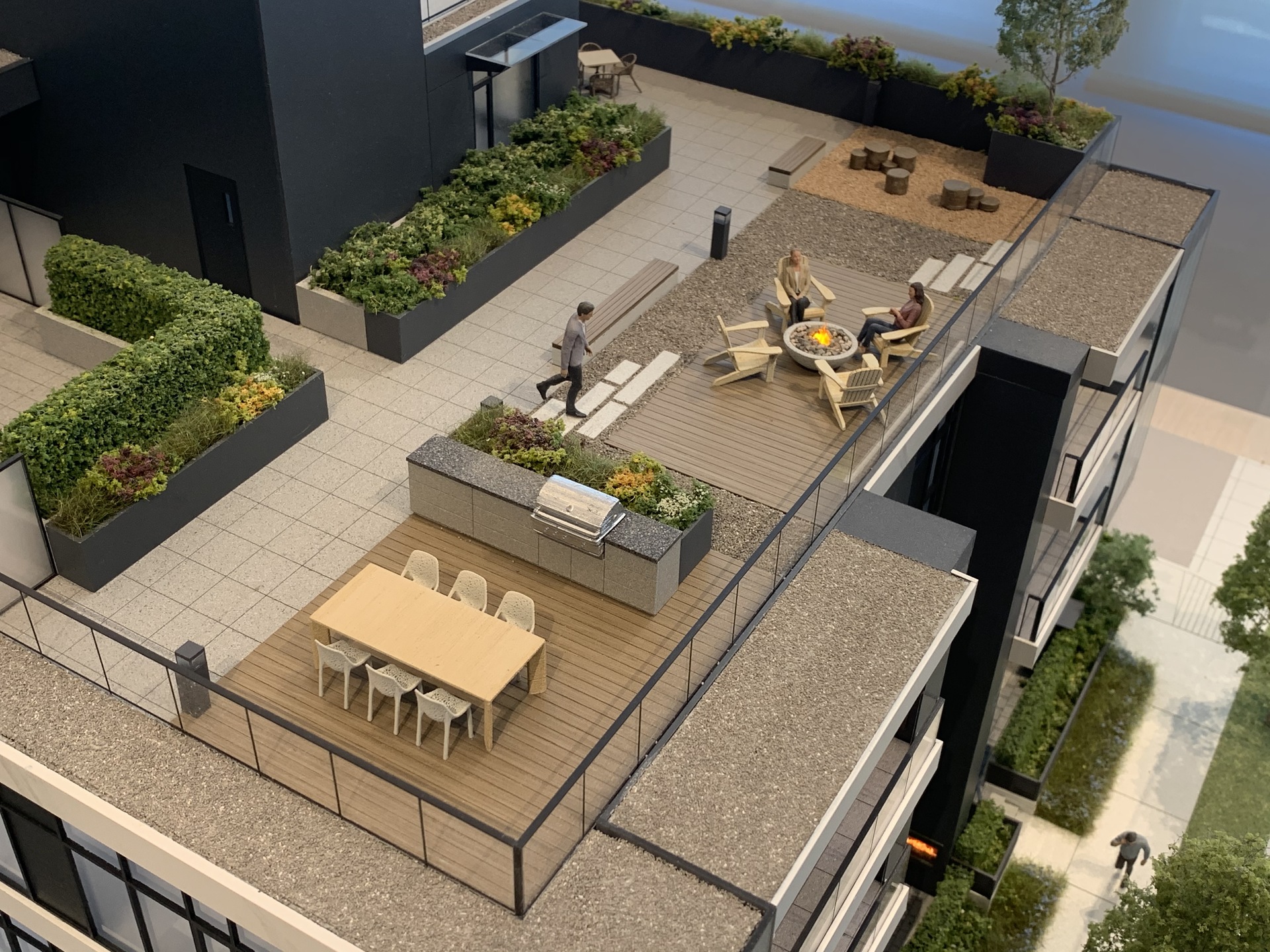 Legacy communal roof top terrace at 4464 Dunbar Street, Dunbar, Vancouver West Legacy communal roof top terrace at 4464 Dunbar Street, Dunbar, Vancouver West