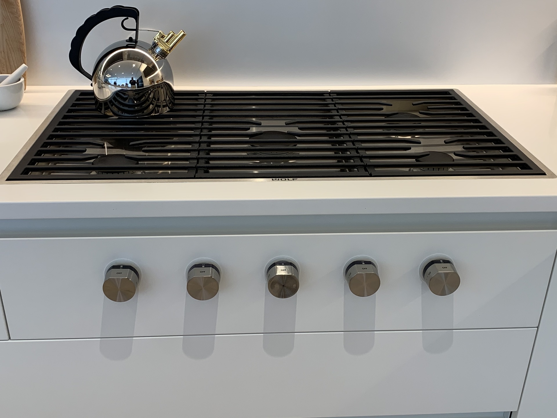Legacy gas 5 burner gas cooktop by Wolf at 4464 Dunbar Street, Dunbar, Vancouver West Legacy gas 5 burner gas cooktop by Wolf at 4464 Dunbar Street, Dunbar, Vancouver West
