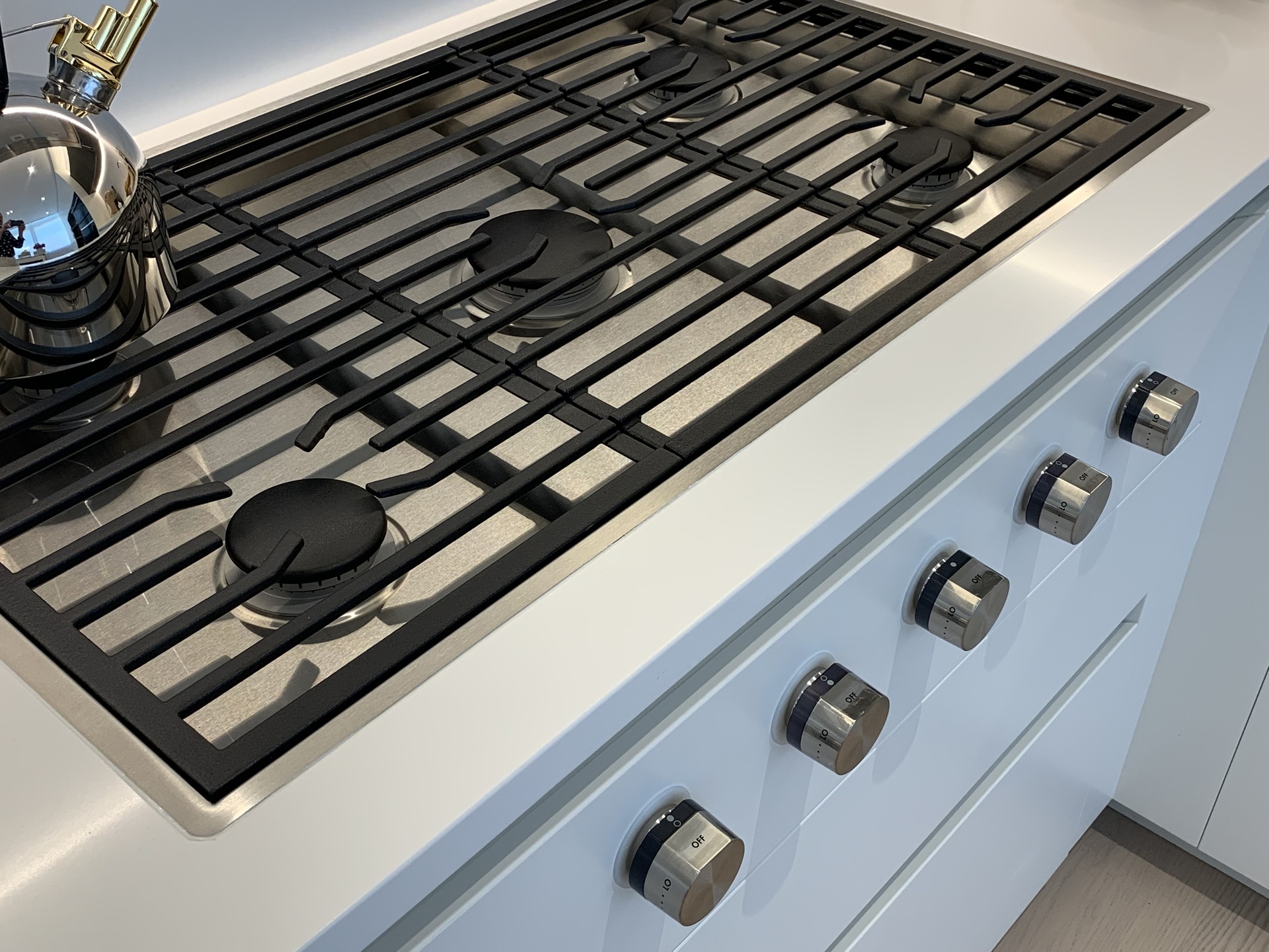 Legacy Wolf flush mounted gas cooktop at 4464 Dunbar Street, Dunbar, Vancouver West Legacy Wolf flush mounted gas cooktop at 4464 Dunbar Street, Dunbar, Vancouver West