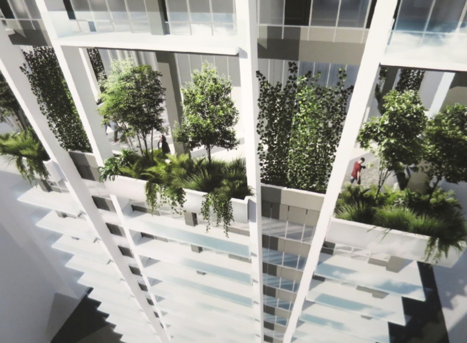1450-Georgia-artist-view-of-outdoor-amenity-area at 1450 W Georgia Street, Coal Harbour, Vancouver West 1450-Georgia-artist-view-of-outdoor-amenity-area at 1450 W Georgia Street, Coal Harbour, Vancouver West