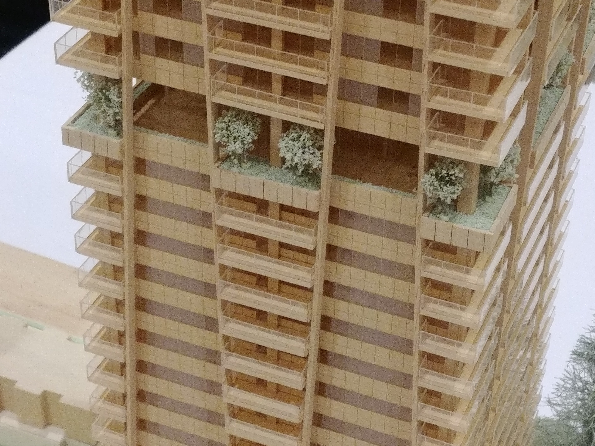1450 Georgia-building model- showing outdoor- amenity-21st-floor at 1450 W Georgia Street, Coal Harbour, Vancouver West 1450 Georgia-building model- showing outdoor- amenity-21st-floor at 1450 W Georgia Street, Coal Harbour, Vancouver West