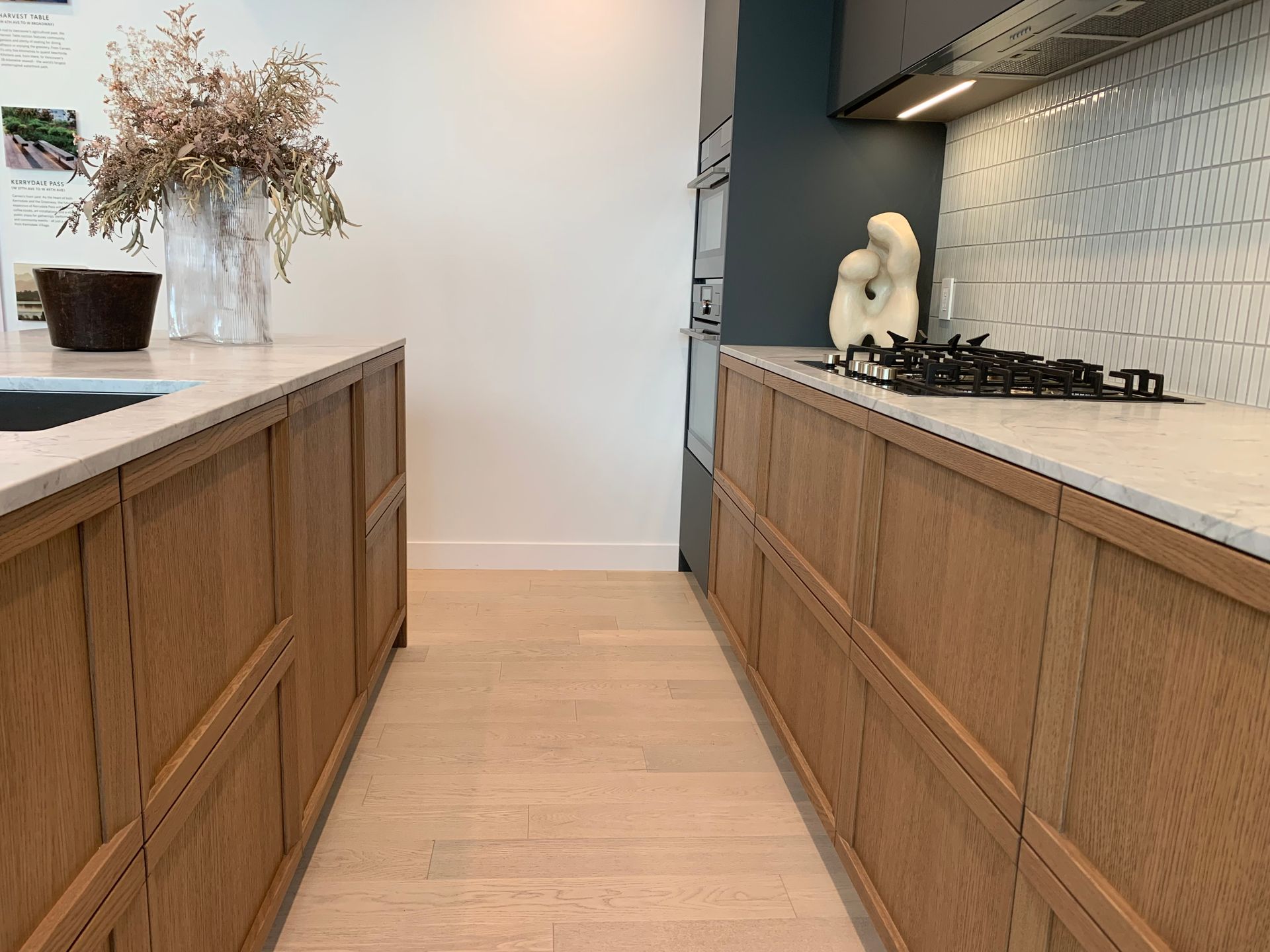 Display kitchen Stosa cabinetry in solid wood at 6020-6040 E Boulevard, Kerrisdale, Vancouver West Display kitchen Stosa cabinetry in solid wood at 6020-6040 E Boulevard, Kerrisdale, Vancouver West